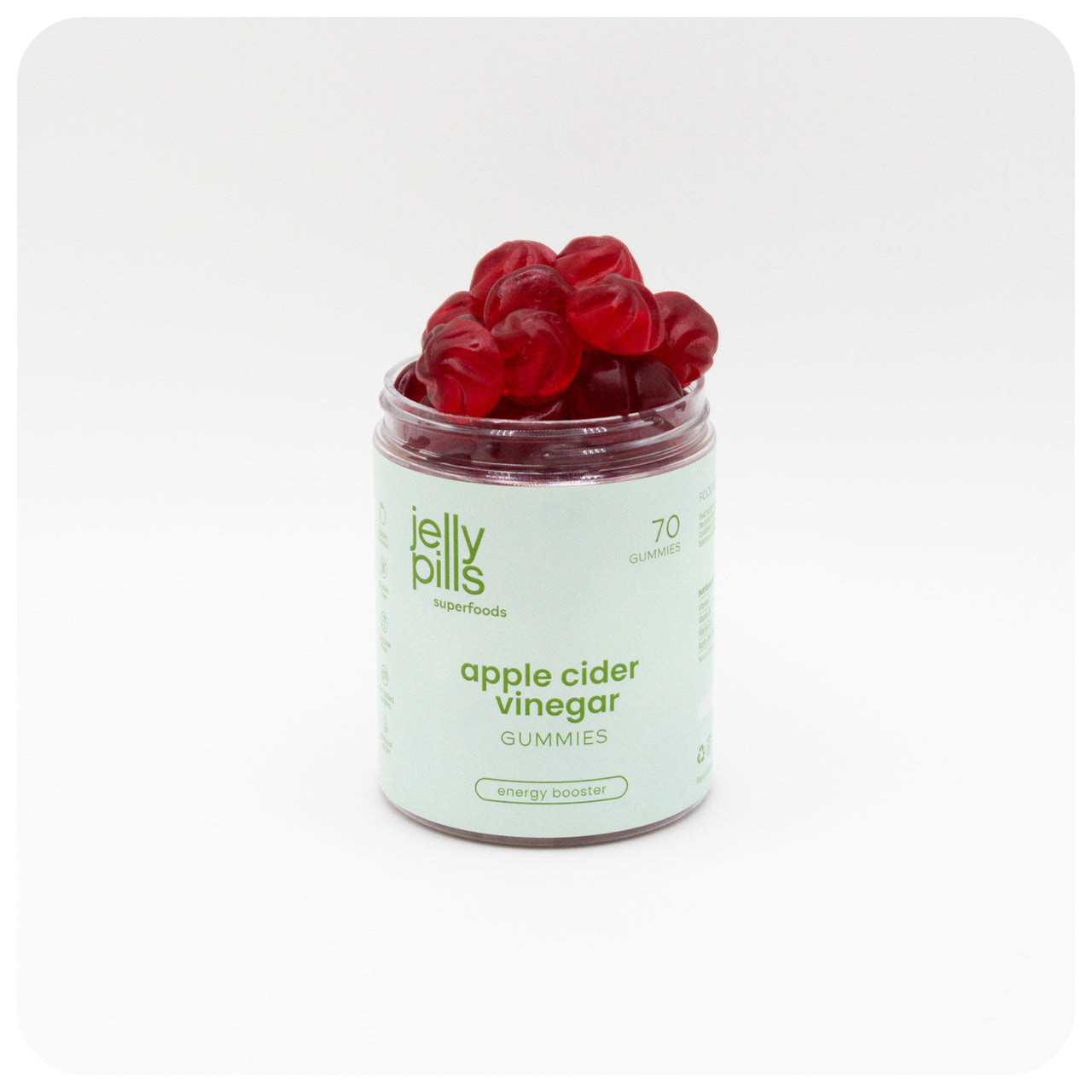 gominolas de vinagre de sidra de manzana