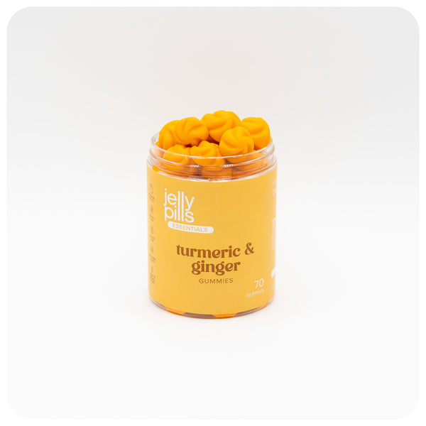 gominolas de cúrcuma y jengibre