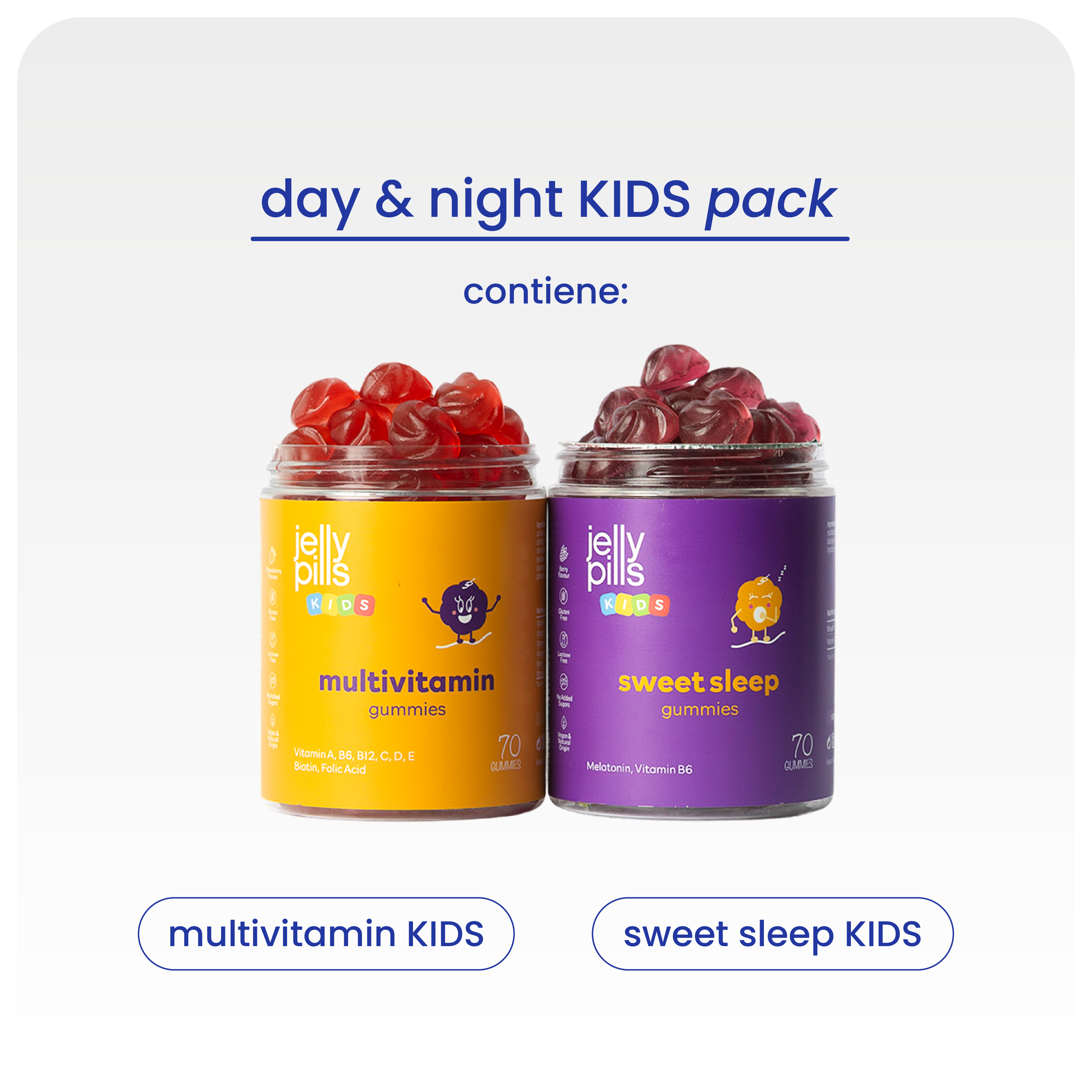 pack para la energía diurna y descanso infantil