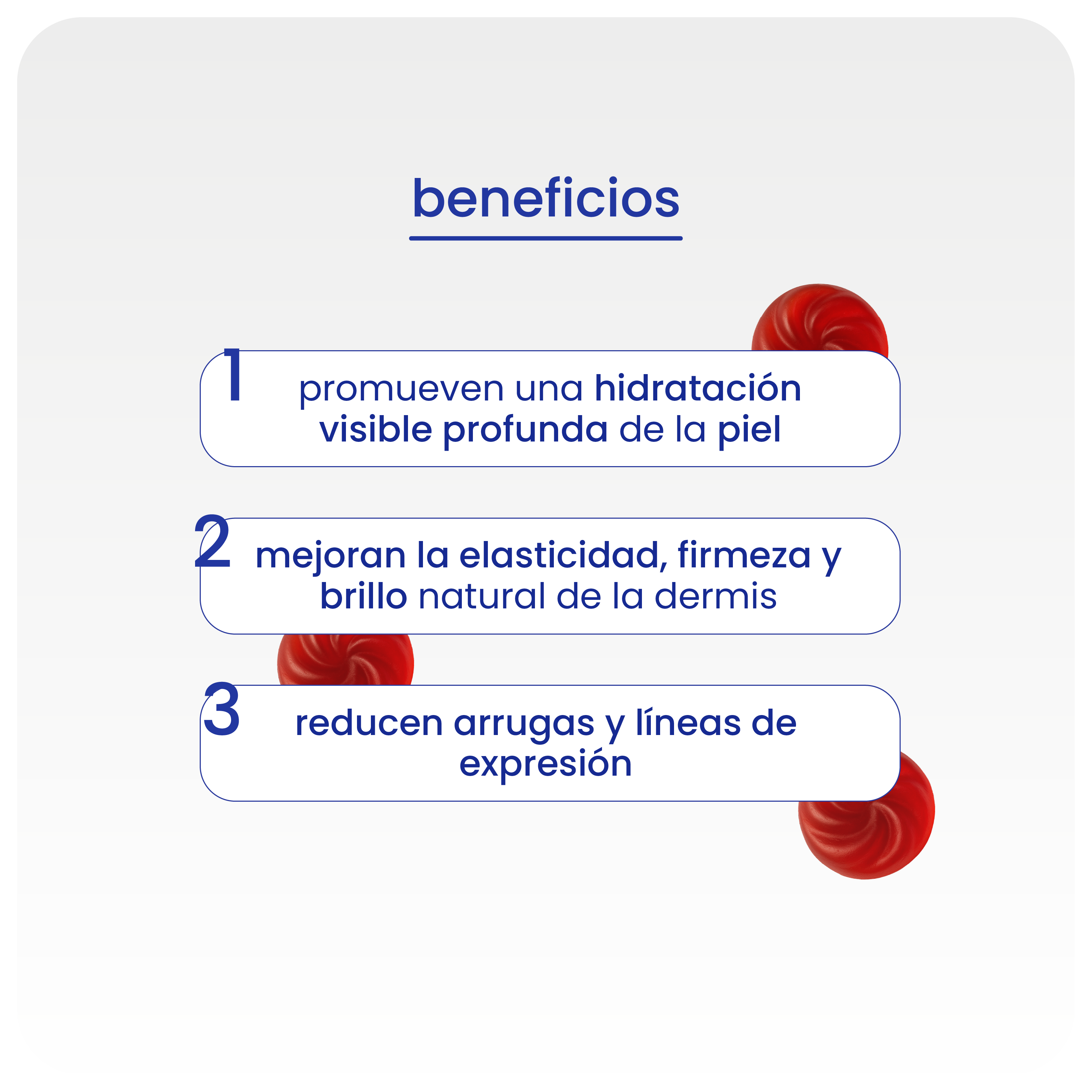 gominolas para la firmeza y elasticidad de la piel