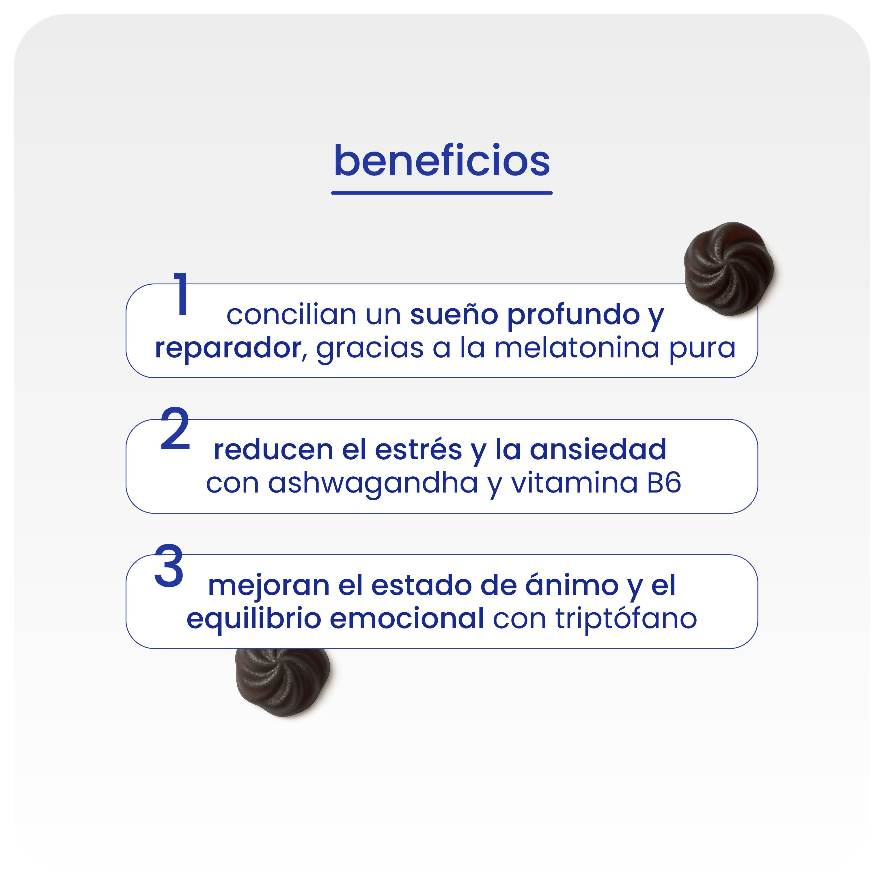 gominolas para descanso profundo