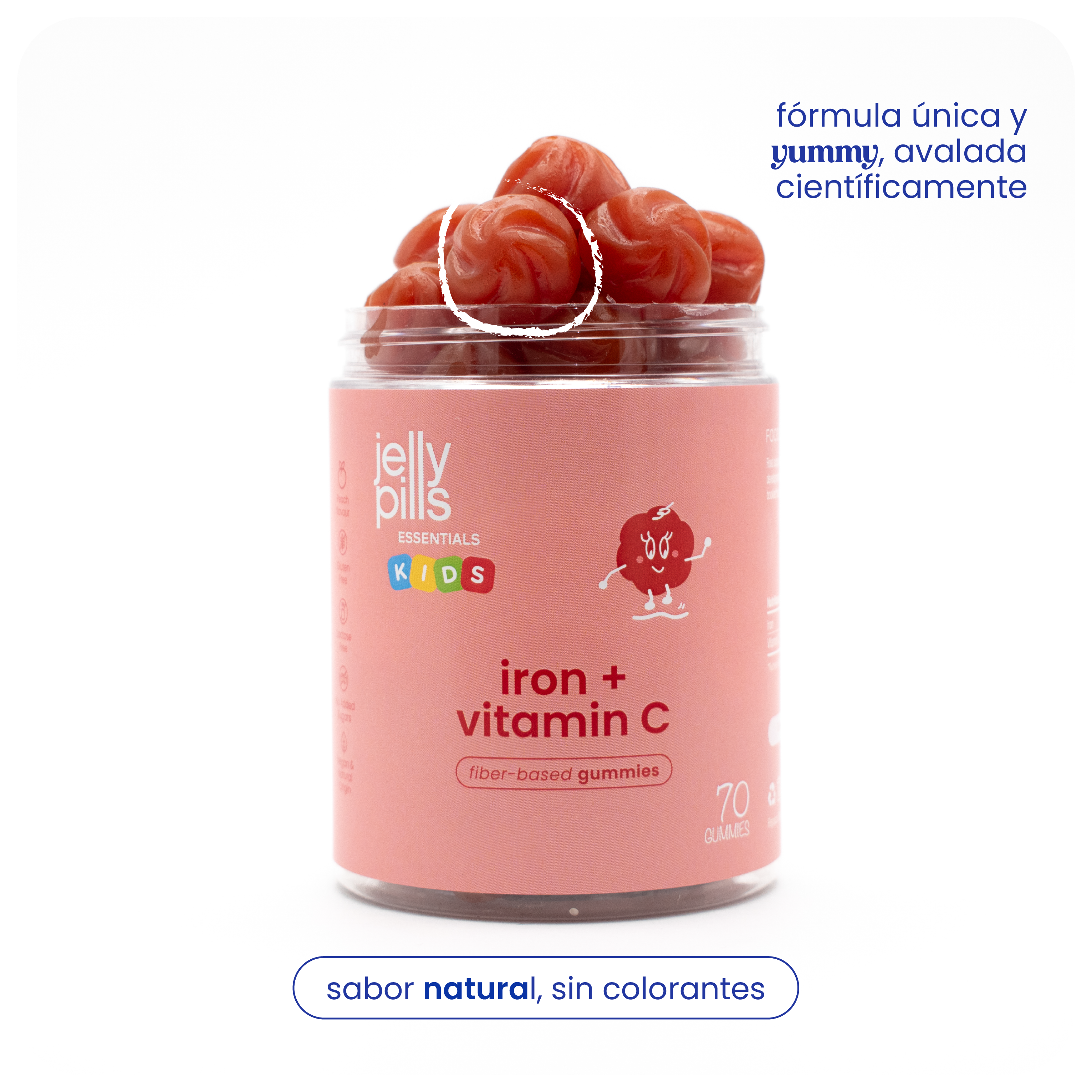 gominolas con hierro para niños