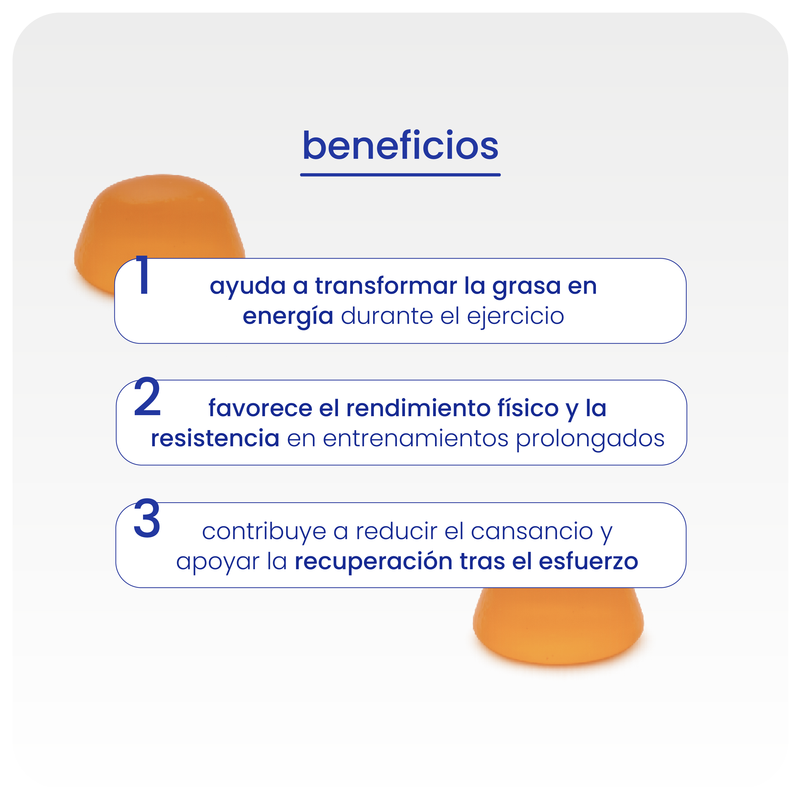 gominolas de l-carnitina