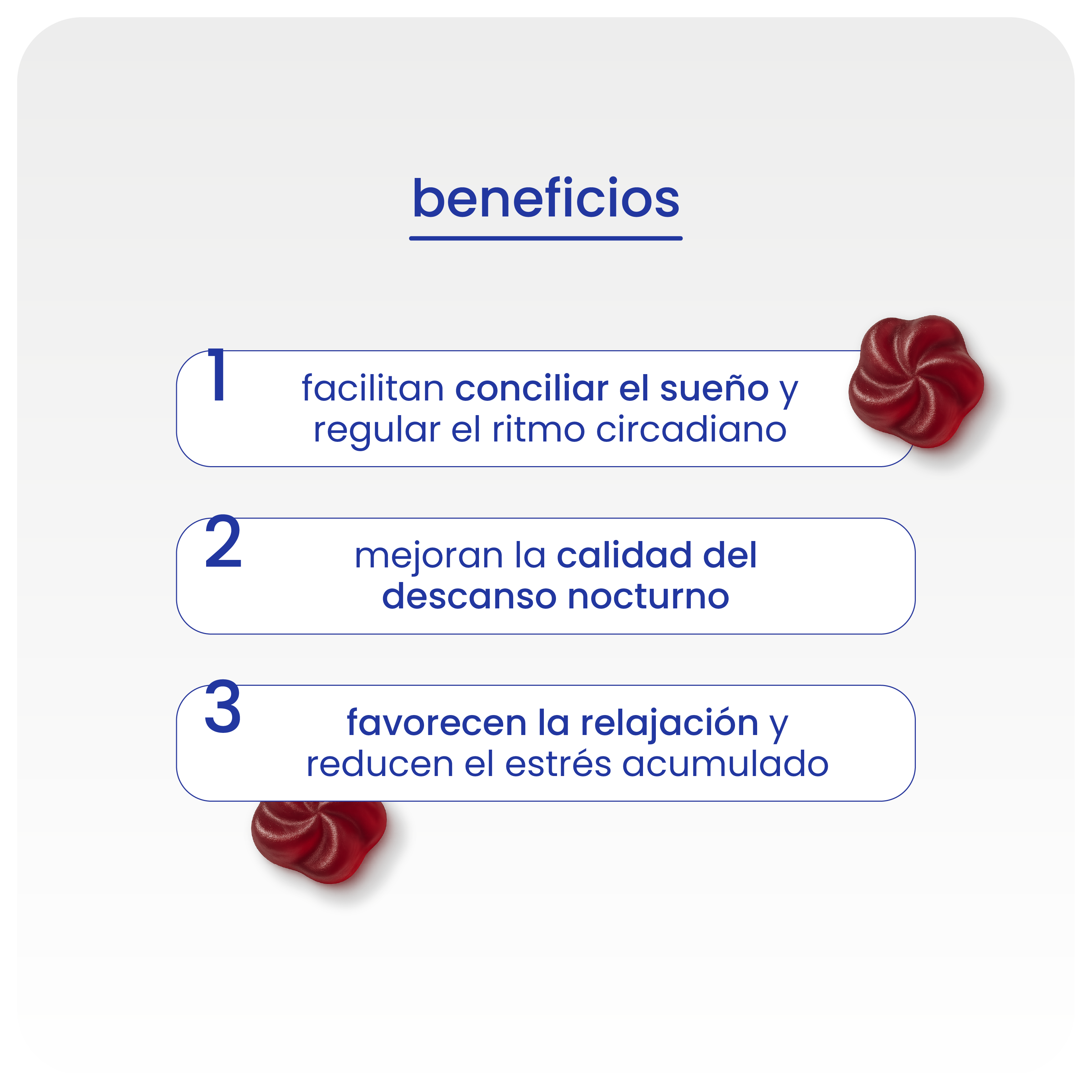 gominolas con melatonina para conciliar el sueño
