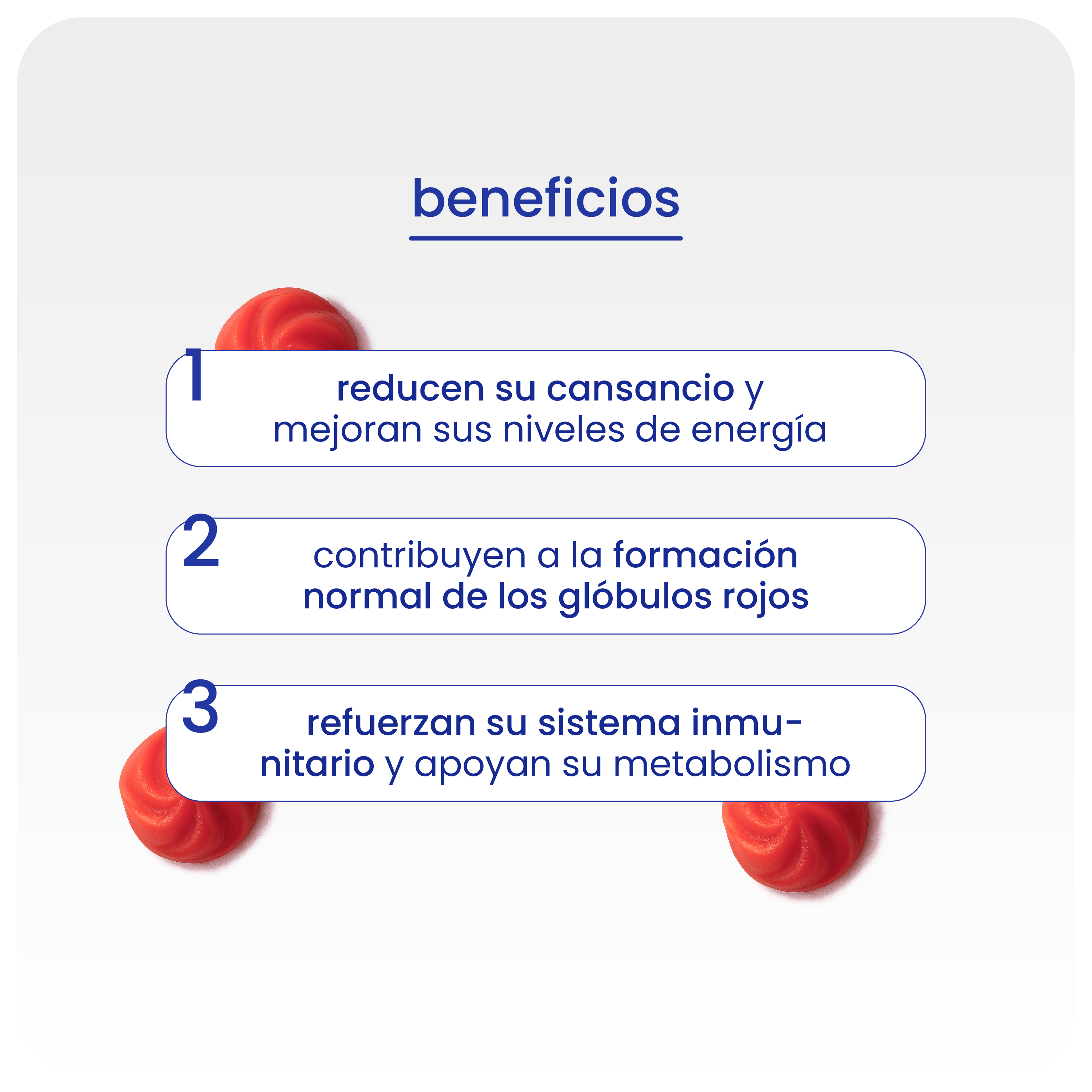 gominolas con hierro para niños