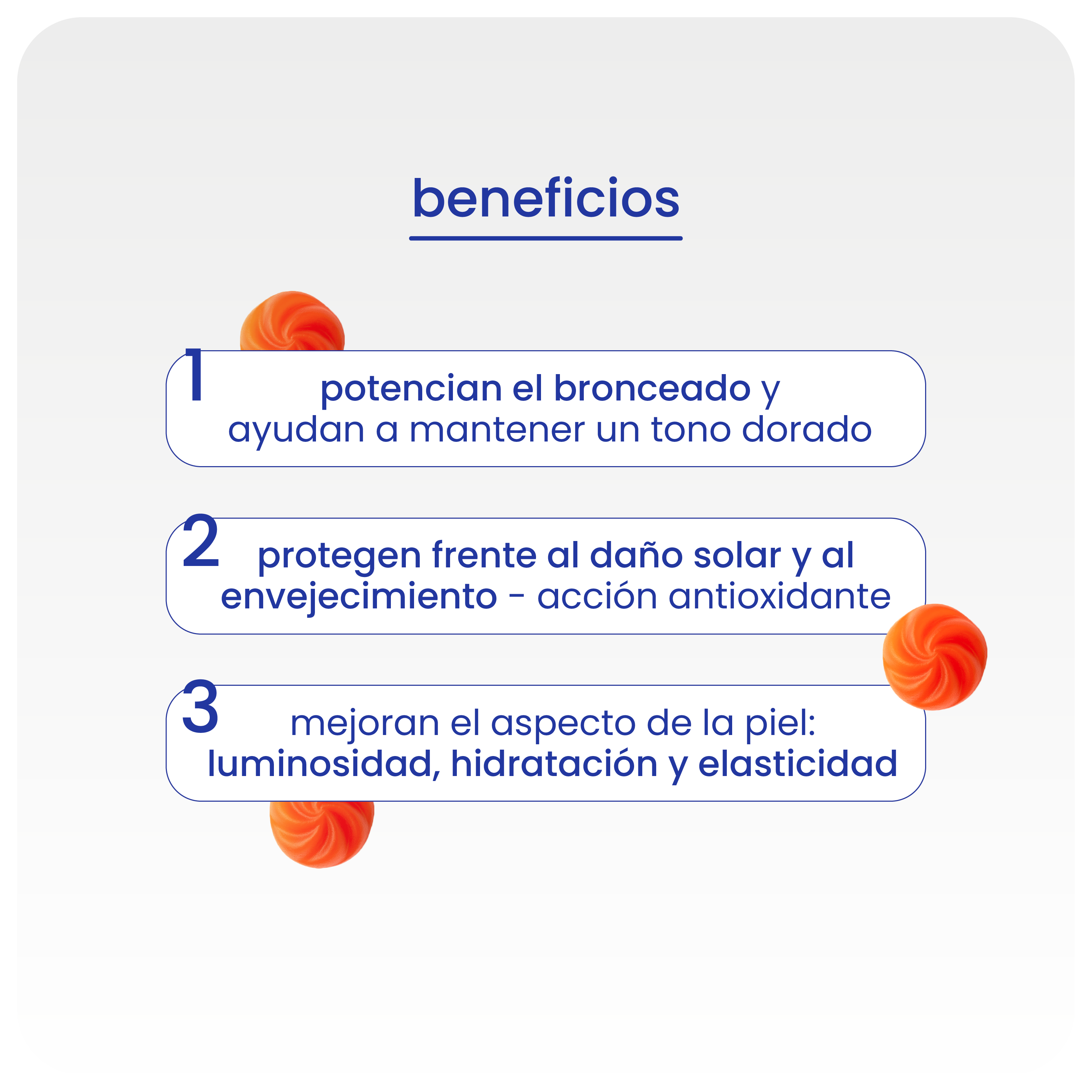 gominolas para el bronceado