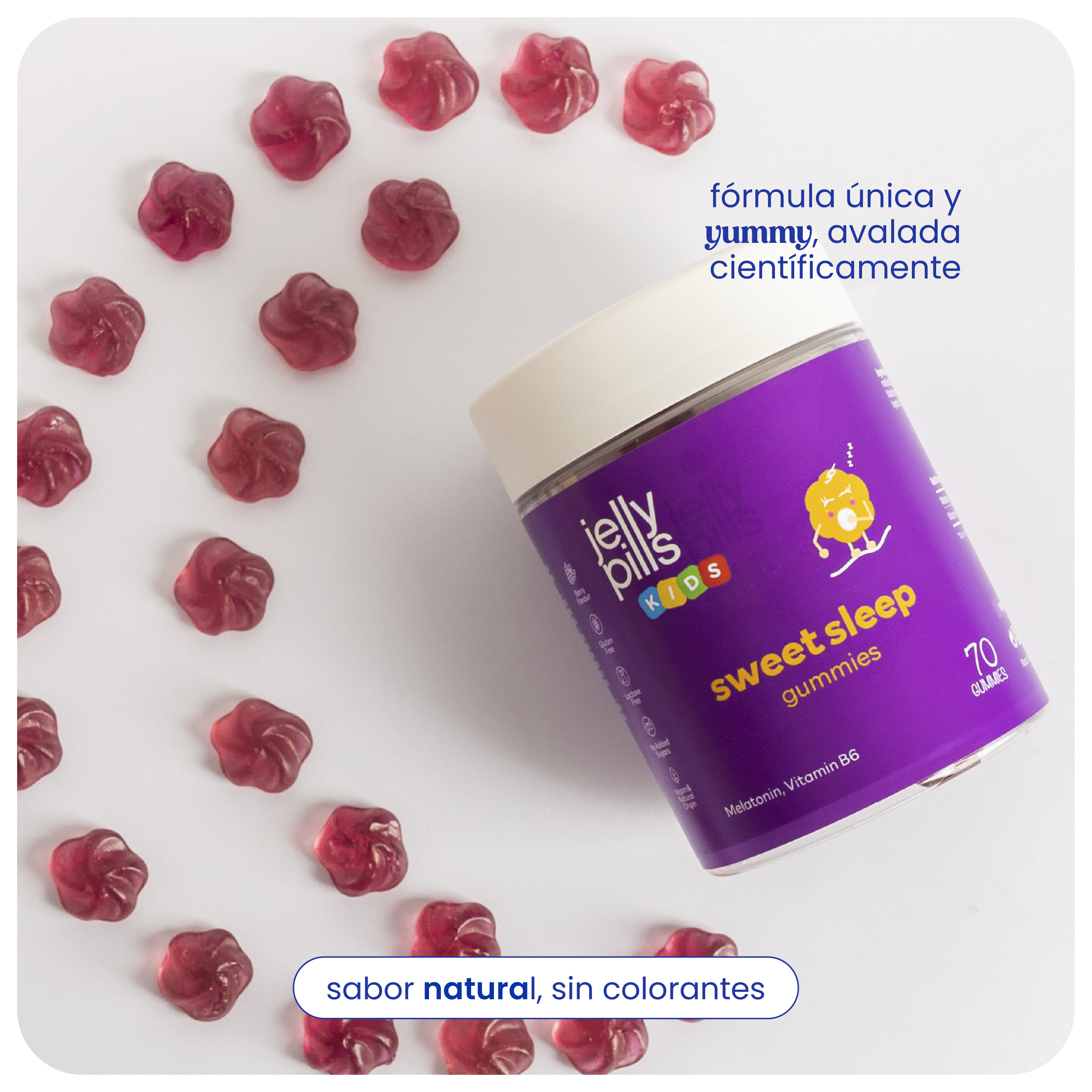 gominolas para el descanso infantil