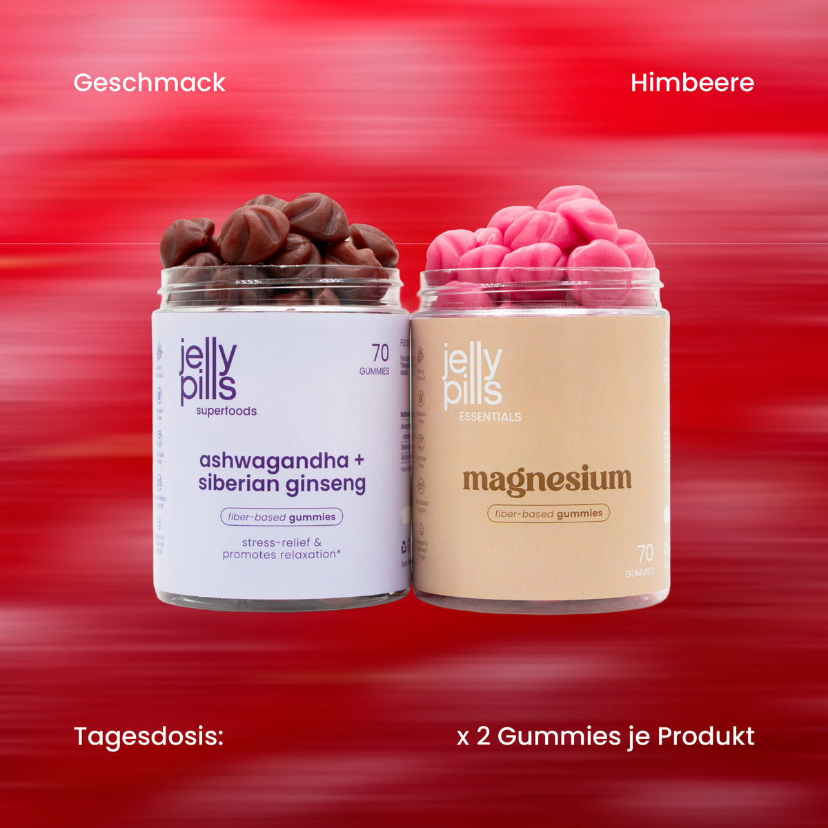 Geschmack und Tagesdosis des Calm & Balance Packs [de]