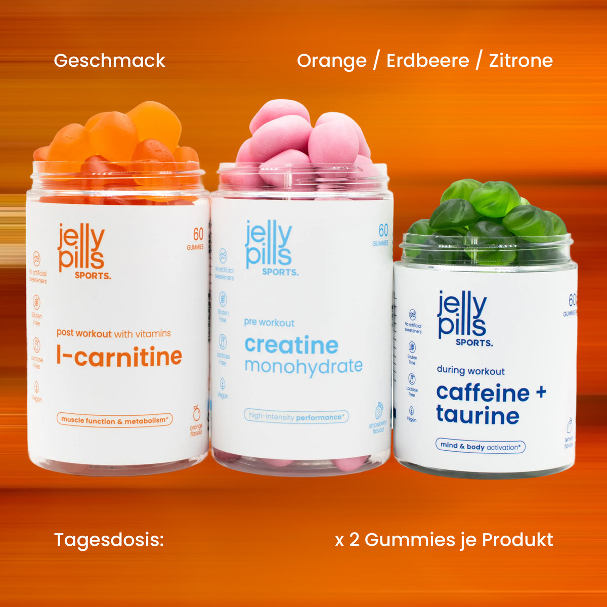 Geschmack und Tagesdosis des kompletten Sport-Packs [de]