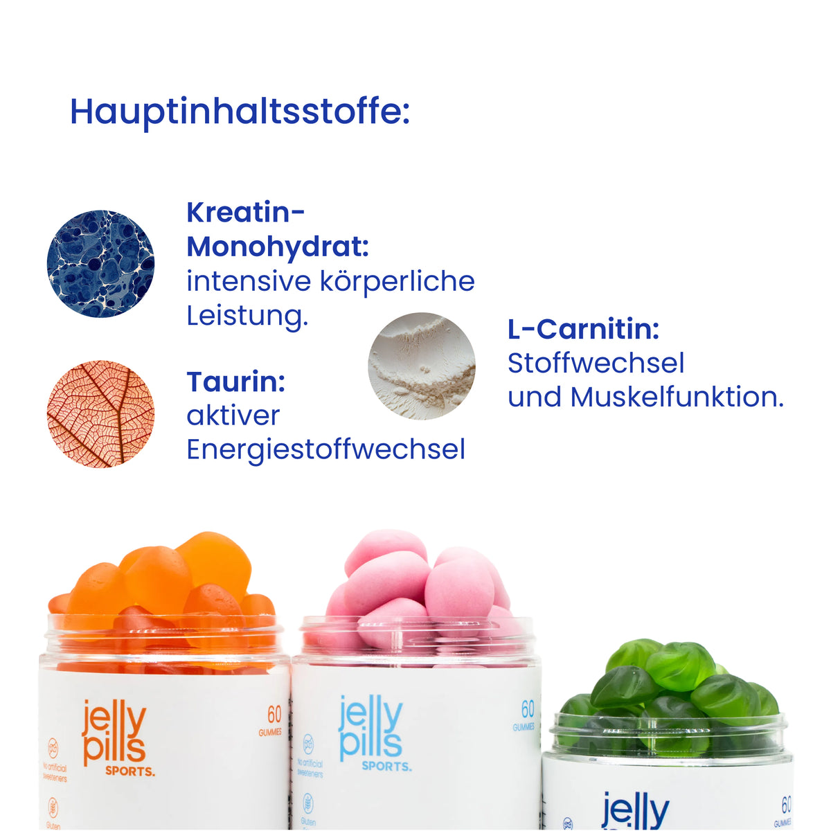 Wichtigste Wirkstoffe des kompletten Sport-Packs [de]