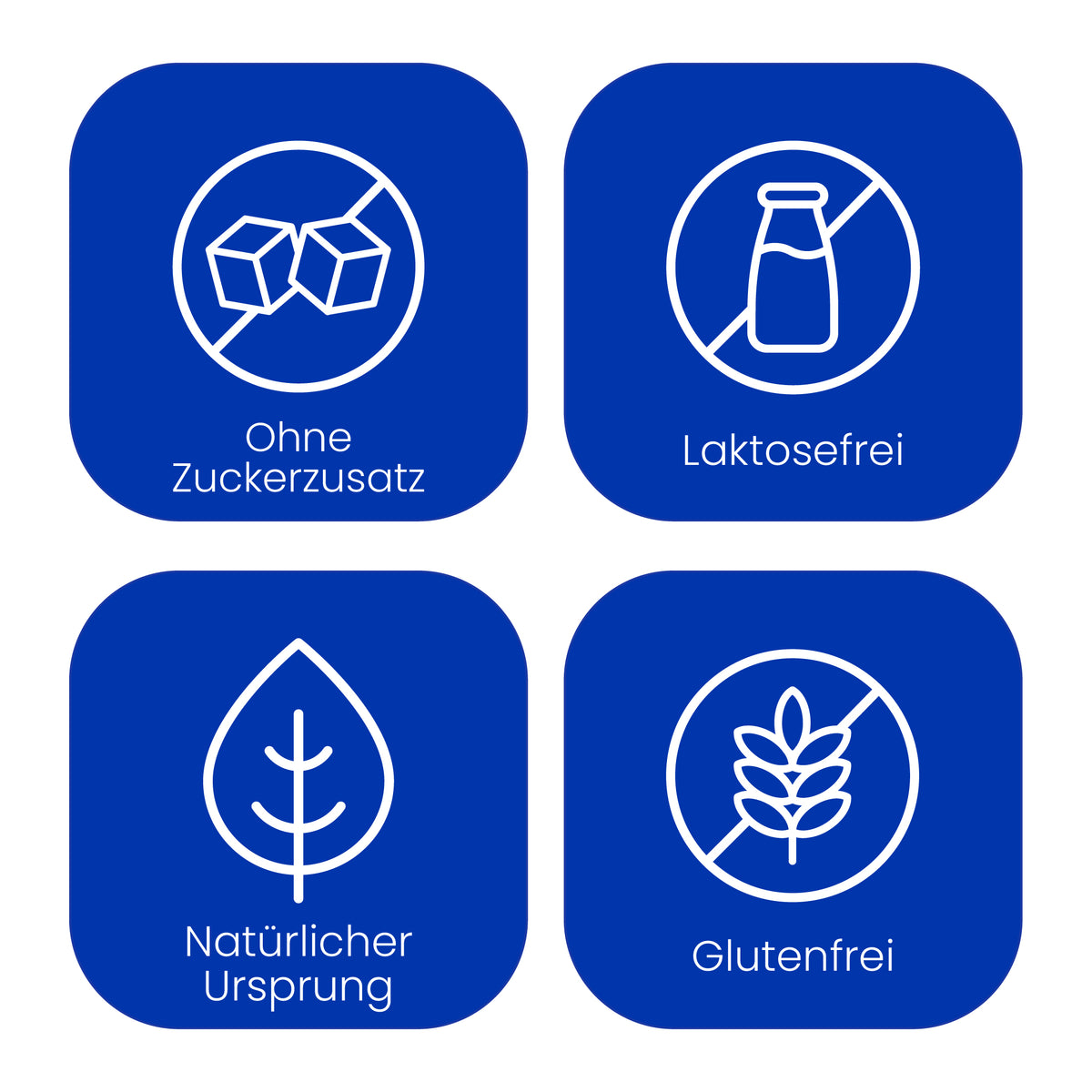 Ohne Zuckerzusatz, laktosefrei, glutenfrei, natürlichen Ursprungs [de]