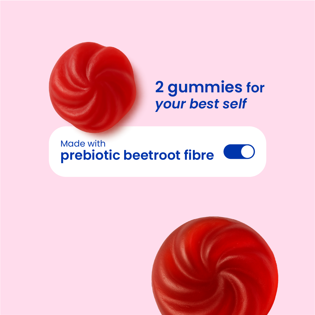 Hair, skin and nails pack gummies close-up [en]
