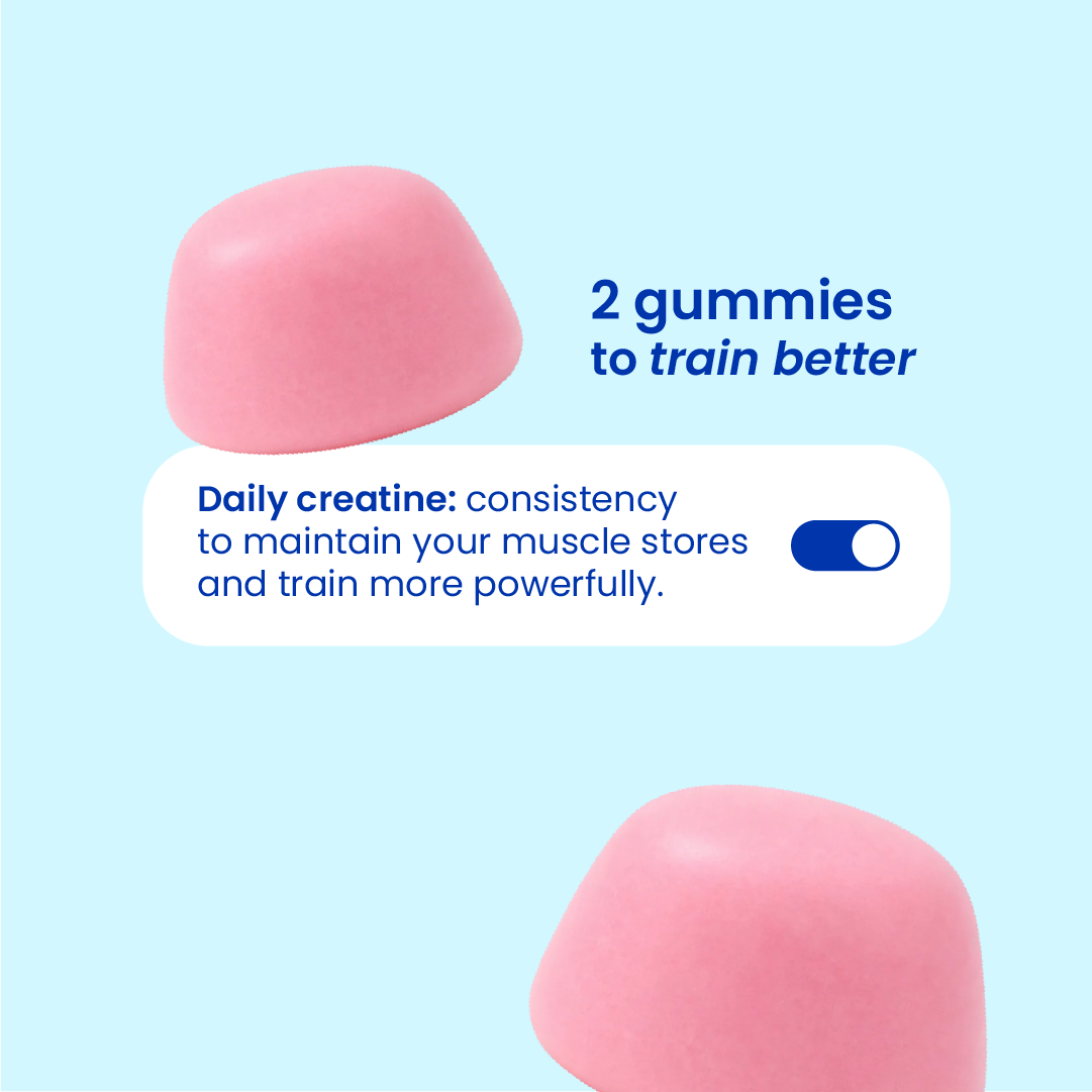 Creatine gummies close-up [en]
