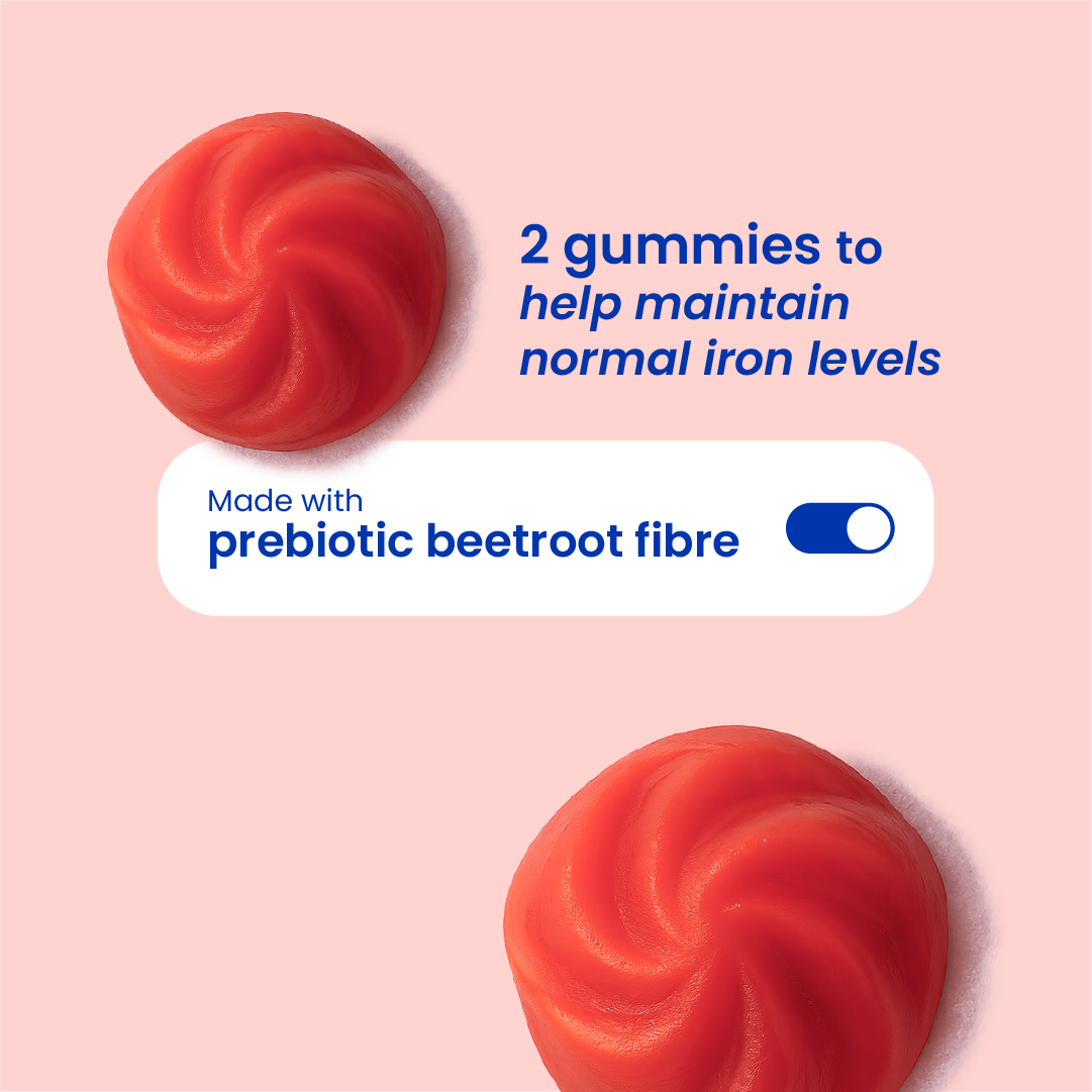 Iron gummies close-up [en]