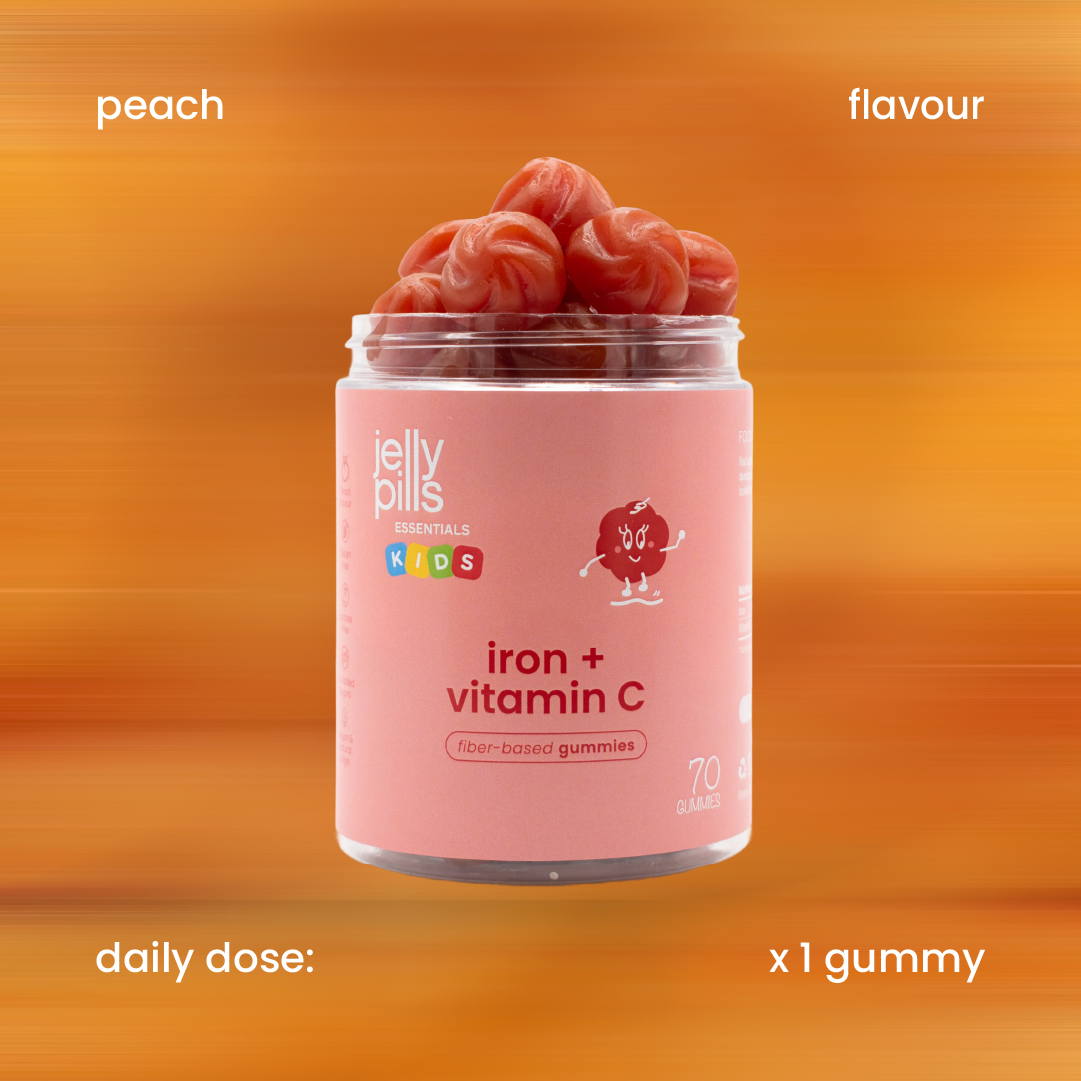 Flavour and daily dose of iron gummies for kids [en]