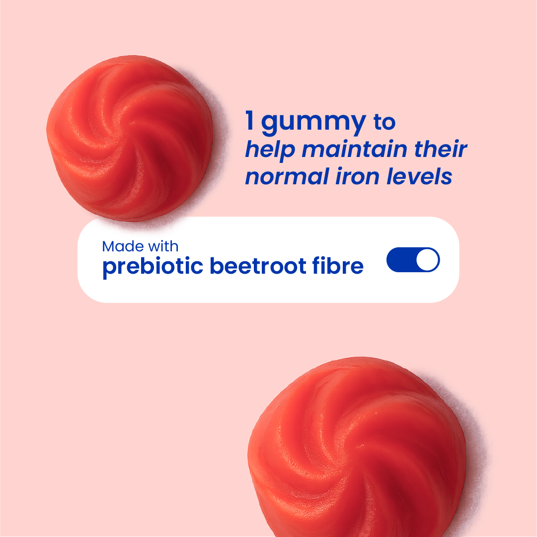 Iron gummies for kids close-up [en]