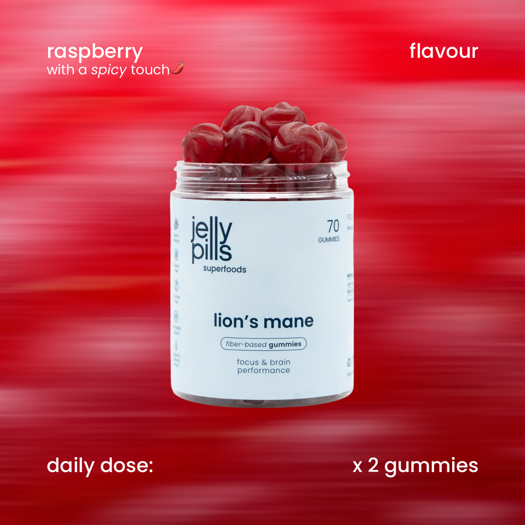 Flavour and daily dose of lion's mane gummies [en]