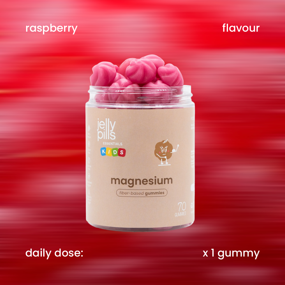 Flavour and daily dose of magnesium gummies for kids [en]