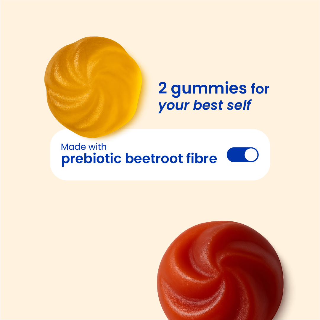 Clear, firm and glowing skin pack gummies close-up [en]