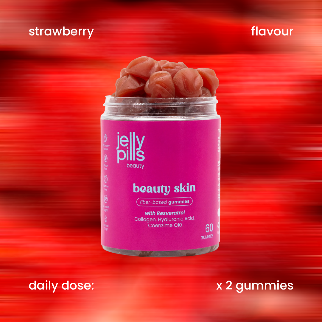 Flavour and daily dose of collagen and resveratrol gummies [en]