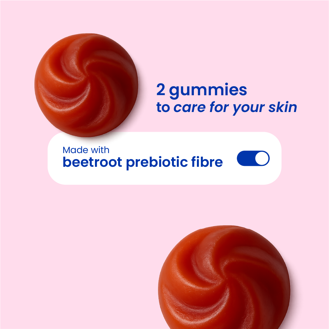 Collagen and resveratrol gummies close-up [en]