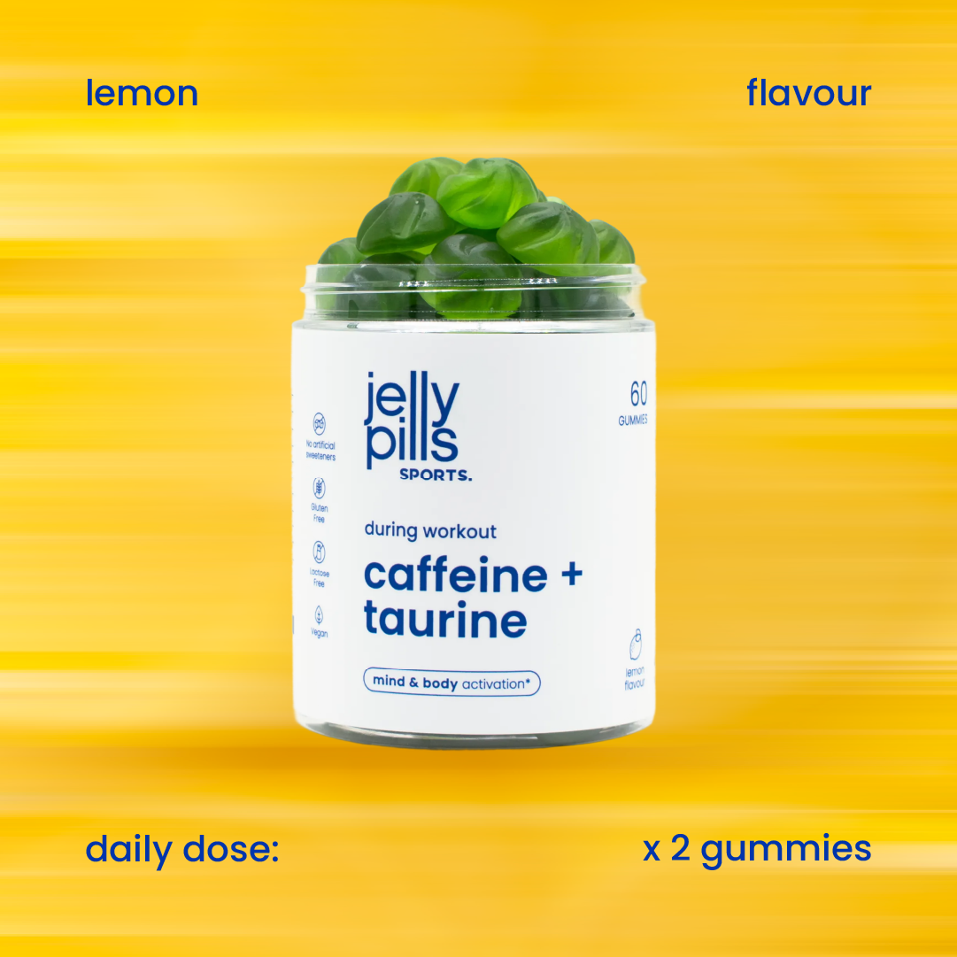 Flavour and daily dose of caffeine and taurine gummies [en]