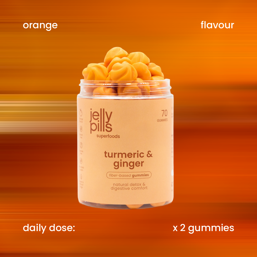 Flavour and daily dose of turmeric and ginger gummies [en]