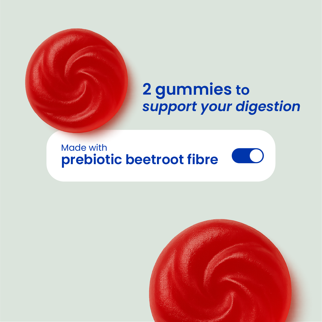 Apple cider vinegar gummies with prebiotic beetroot fibre [en]