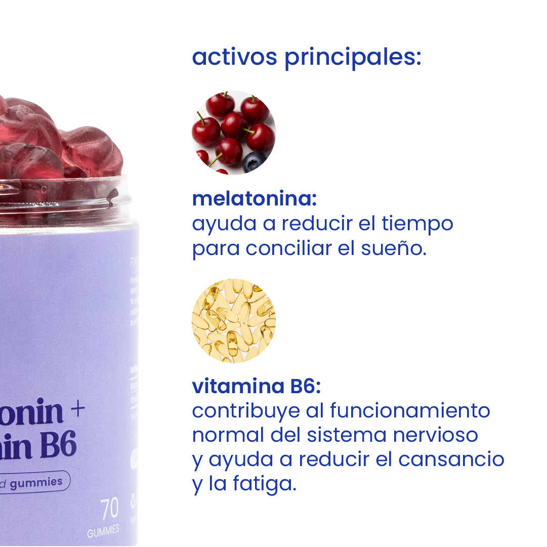 Activos principales gummies con melatonina [es]