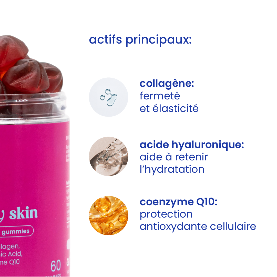 Principaux actifs des gummies au collagène [fr]