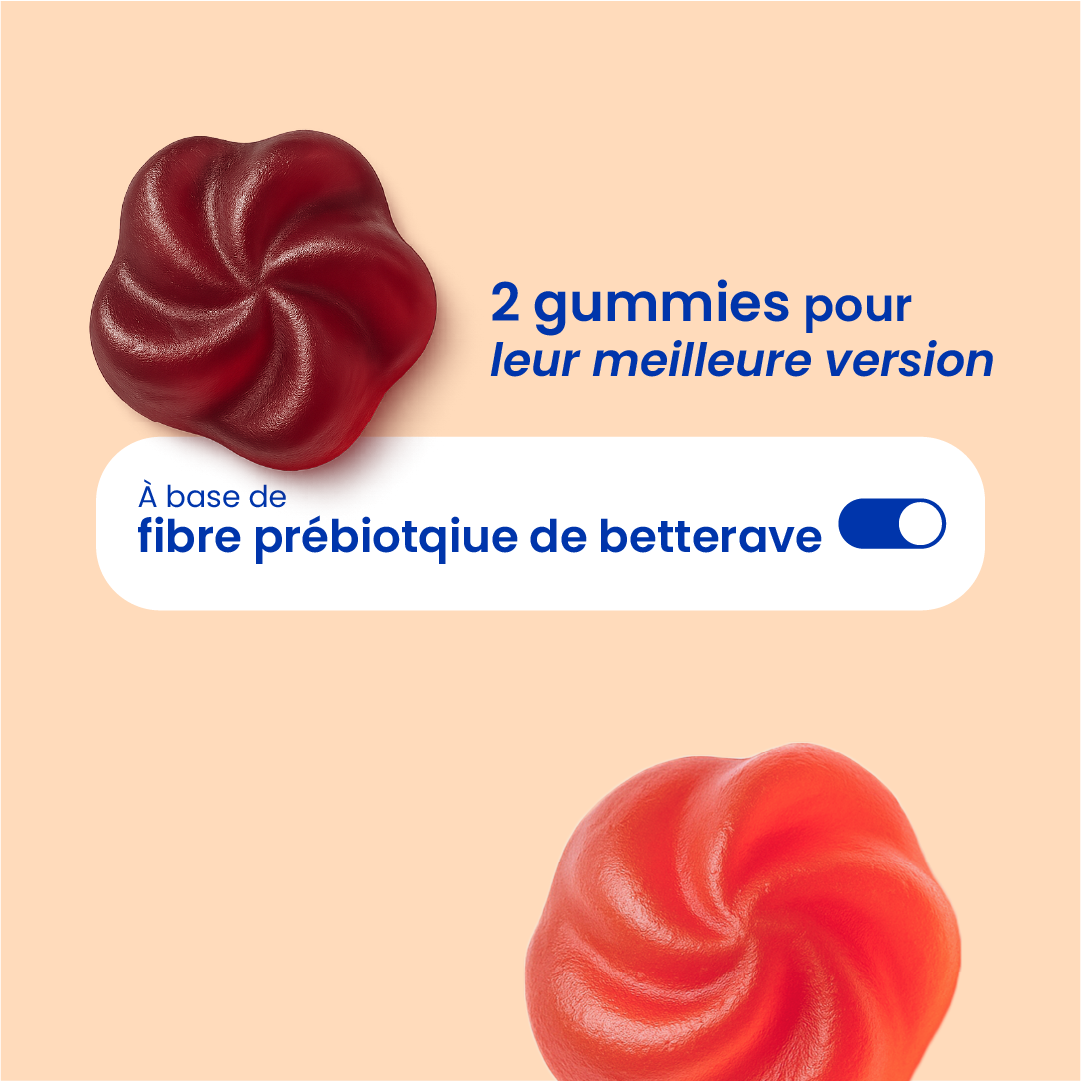 Gummies du pack jour et nuit enfants en gros plan [fr]