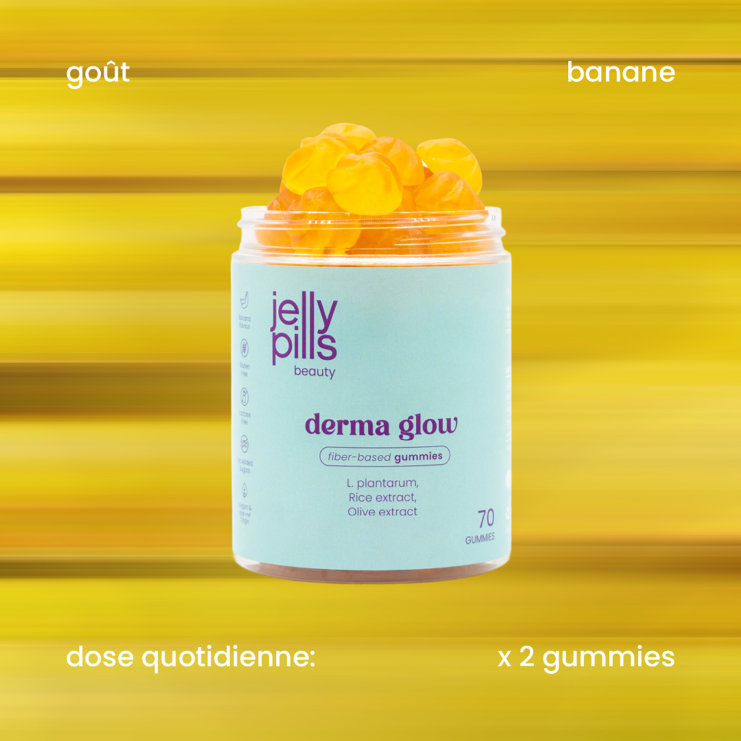 Saveur et dose quotidienne des gummies anti-acné [fr]