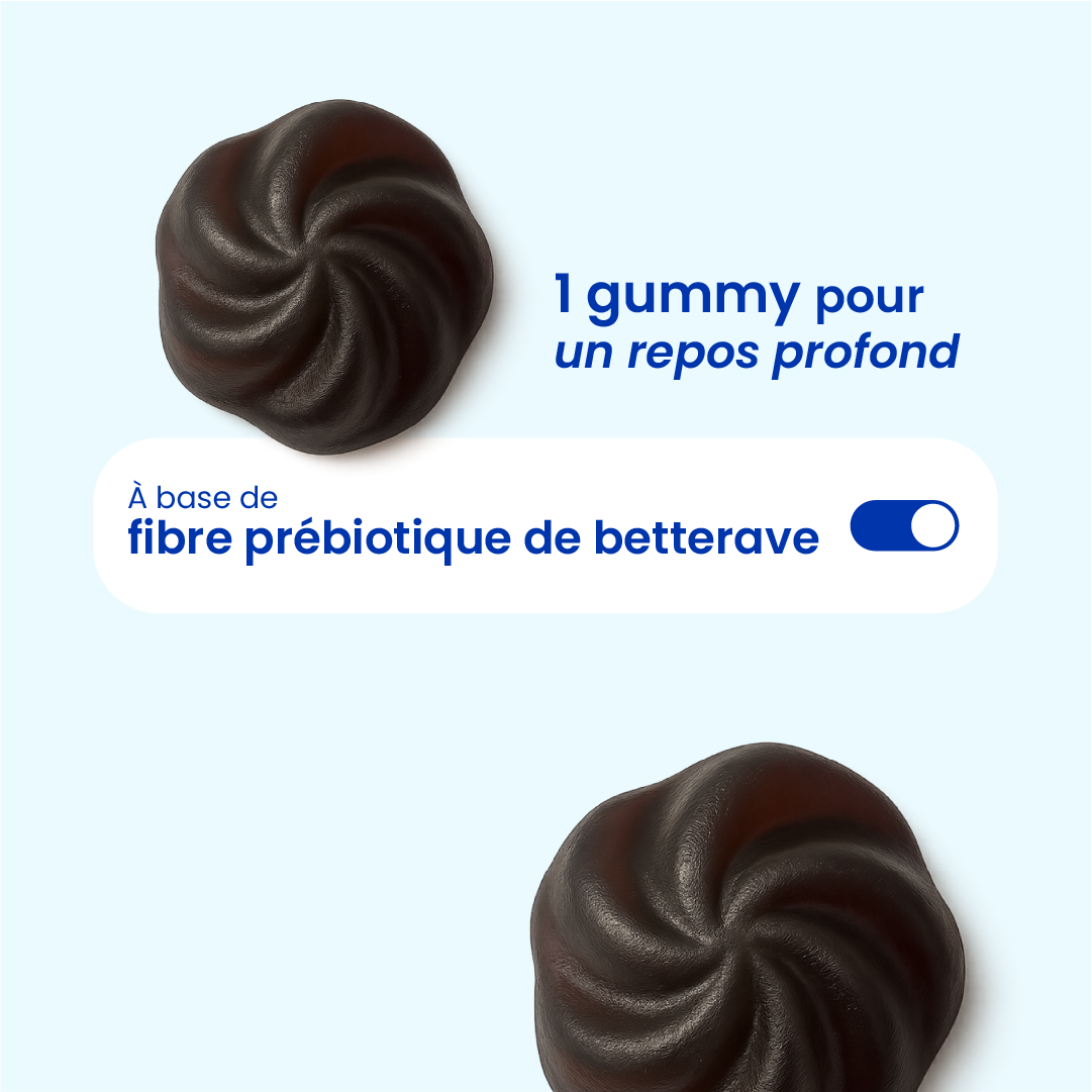 Gummies sommeil profond en gros plan [fr]