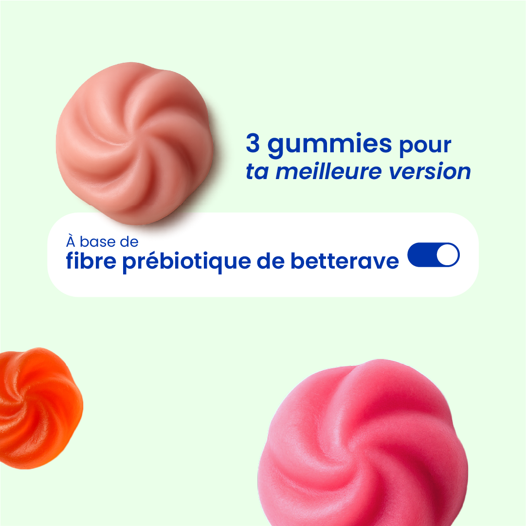 Gummies du pack performance physique en gros plan [fr]