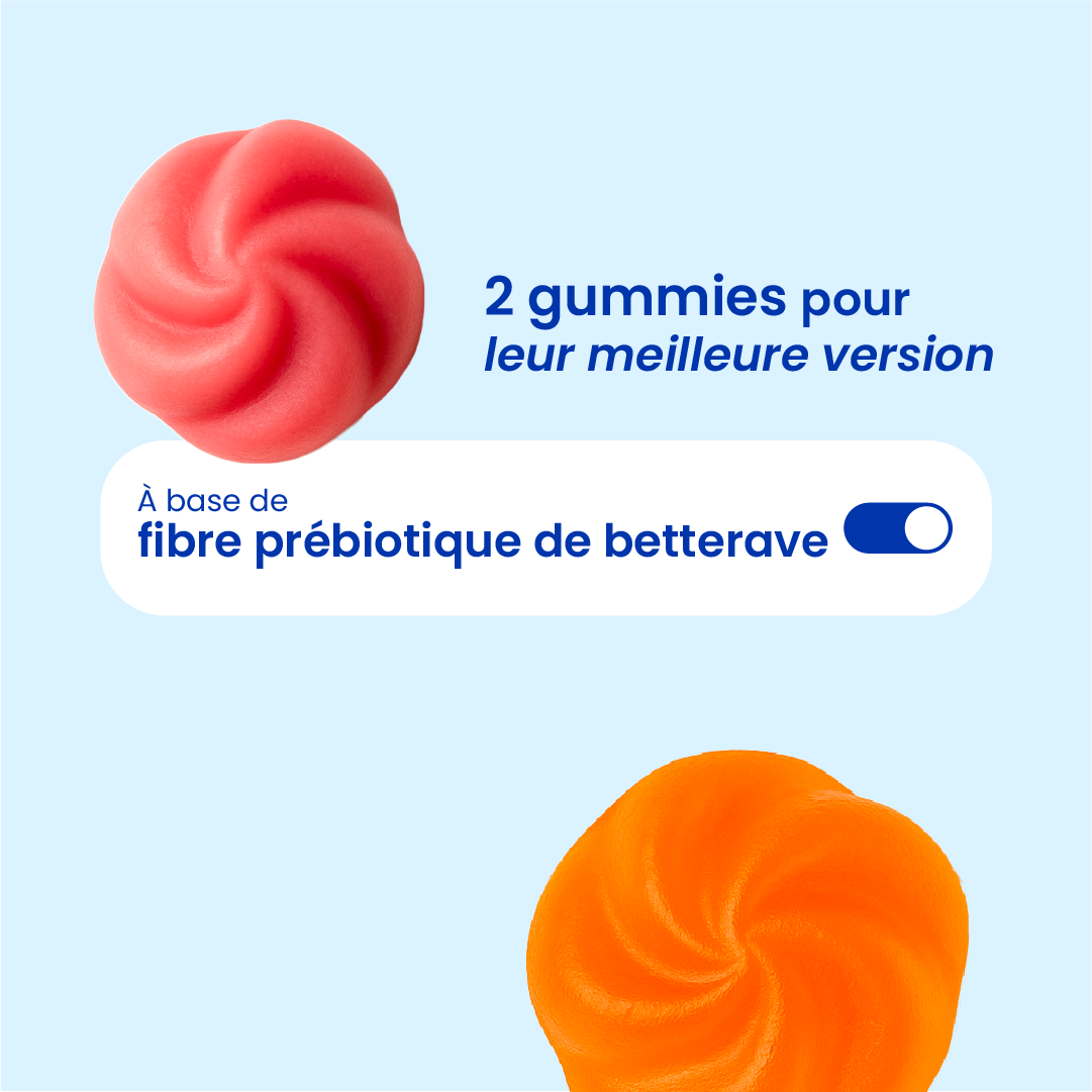 Gummies du pack réussite scolaire en gros plan [fr]