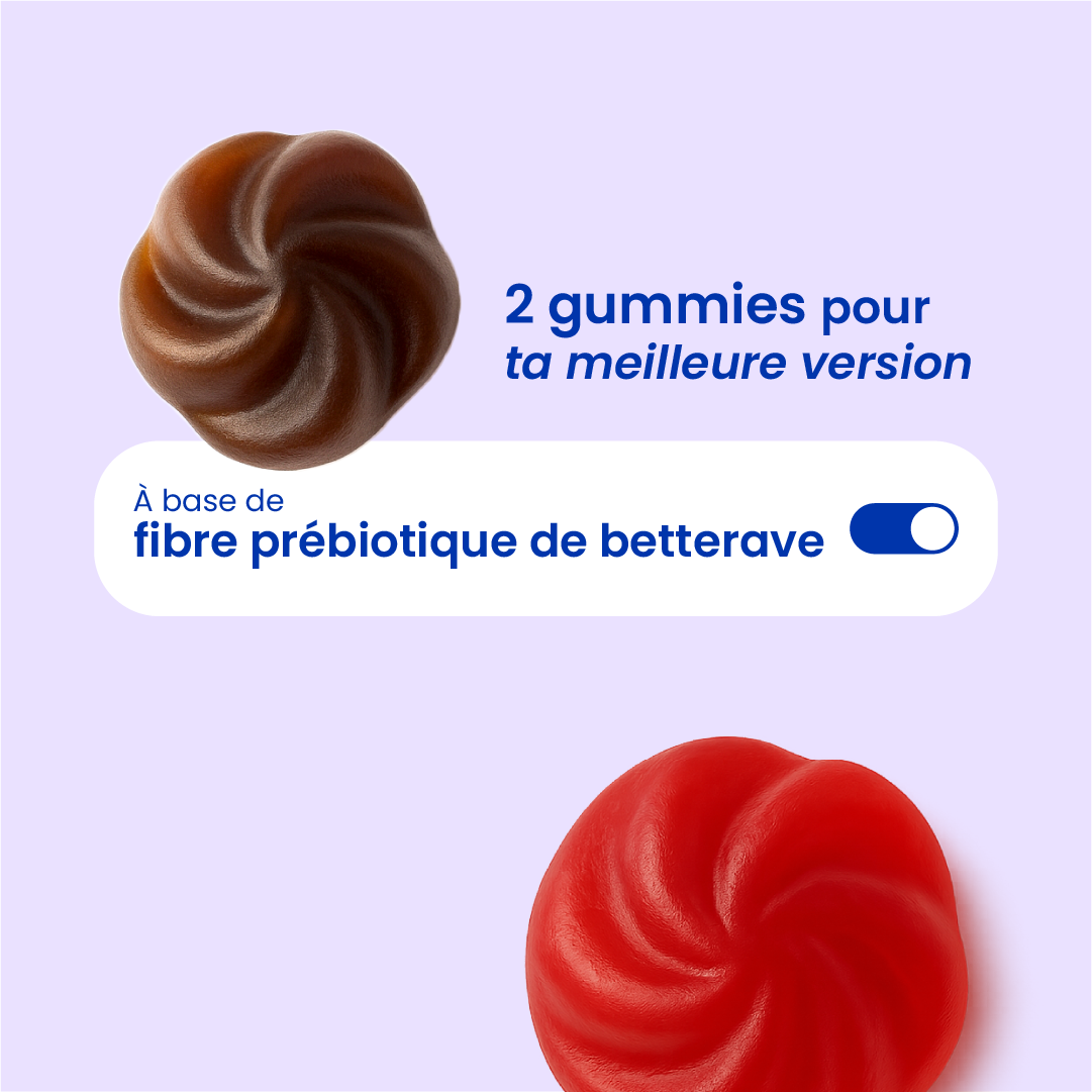 Gummies du pack antichute en gros plan [fr]