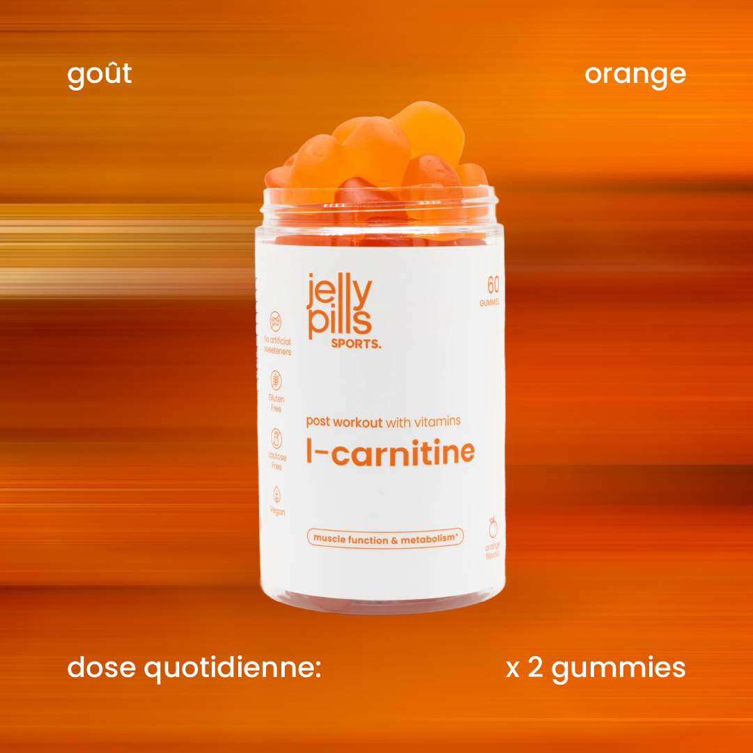 Saveur et dose quotidienne des gummies à la L-carnitine [fr]
