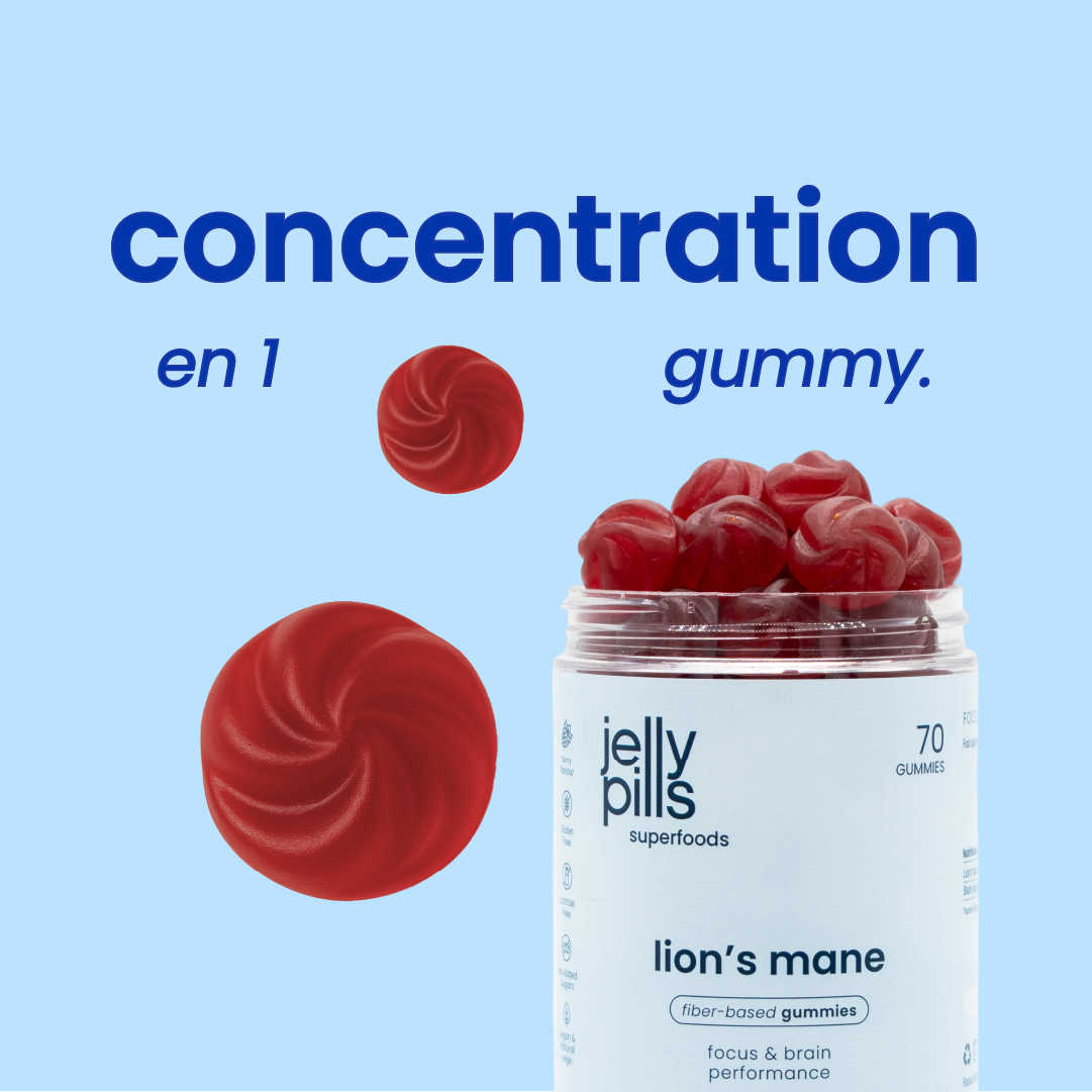 Gummies crinière de lion pour la concentration et la mémoire [fr]