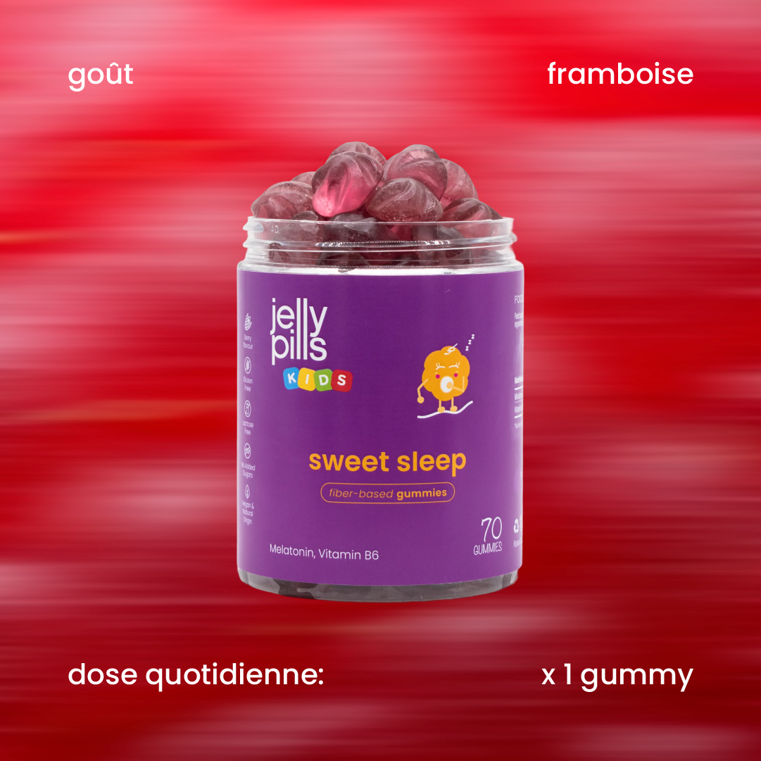 Saveur et dose quotidienne des gummies sommeil pour enfants [fr]