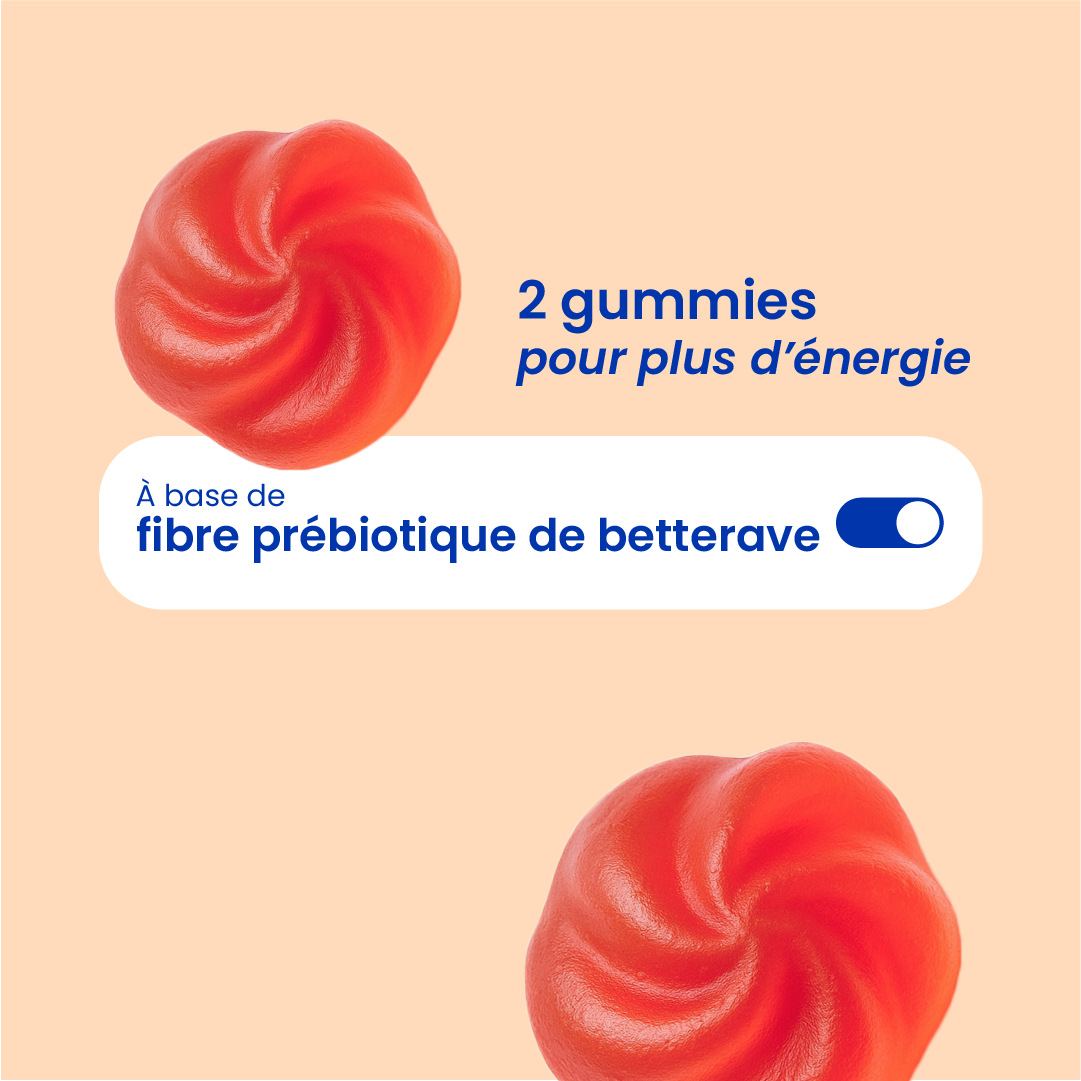 Gummies multivitamines en gros plan [fr]