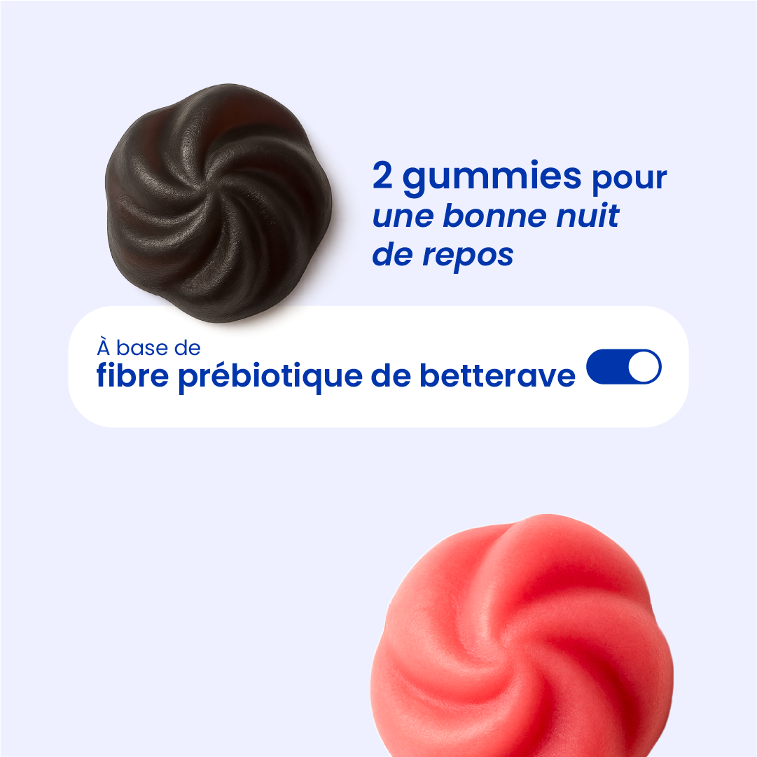 Gummies du pack repos complet en gros plan [fr]