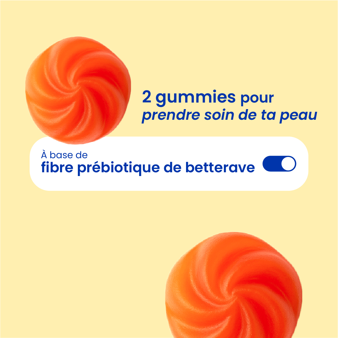 Gummies bronzage en gros plan [fr]