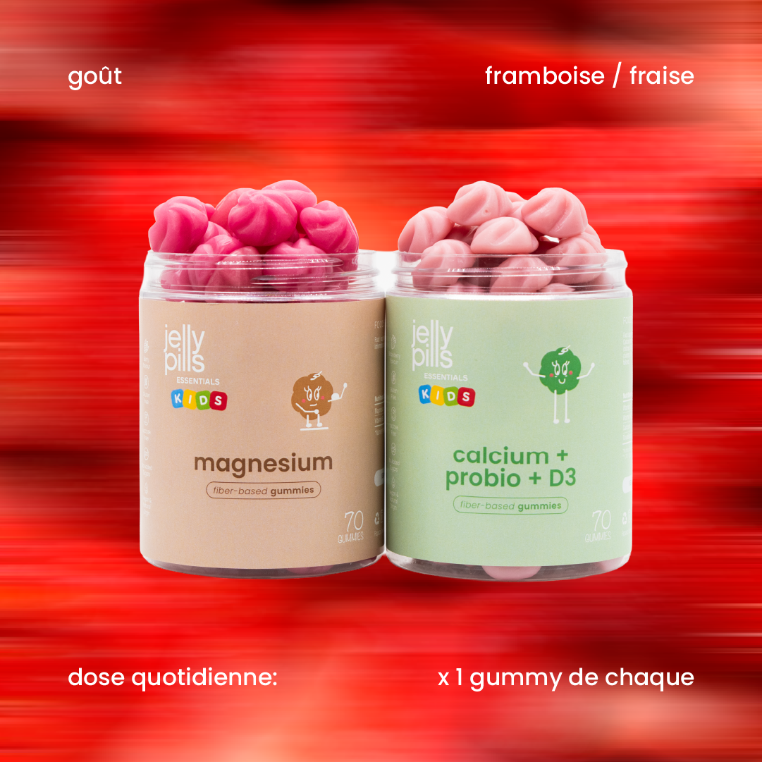 Saveur et dose quotidienne du pack croissance et énergie enfants [fr]