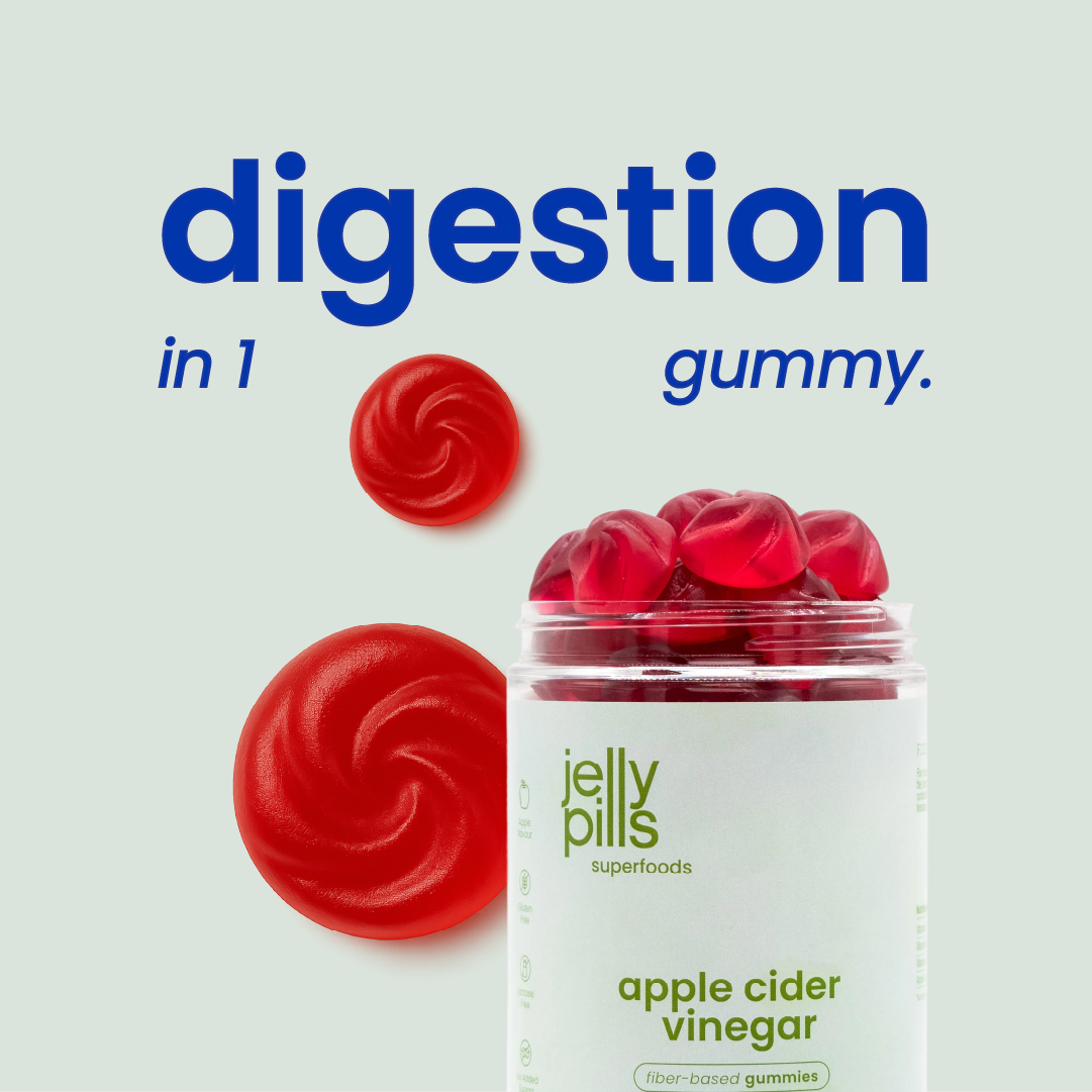 Apple cider vinegar gummies, digestion in 1 gummy [en]