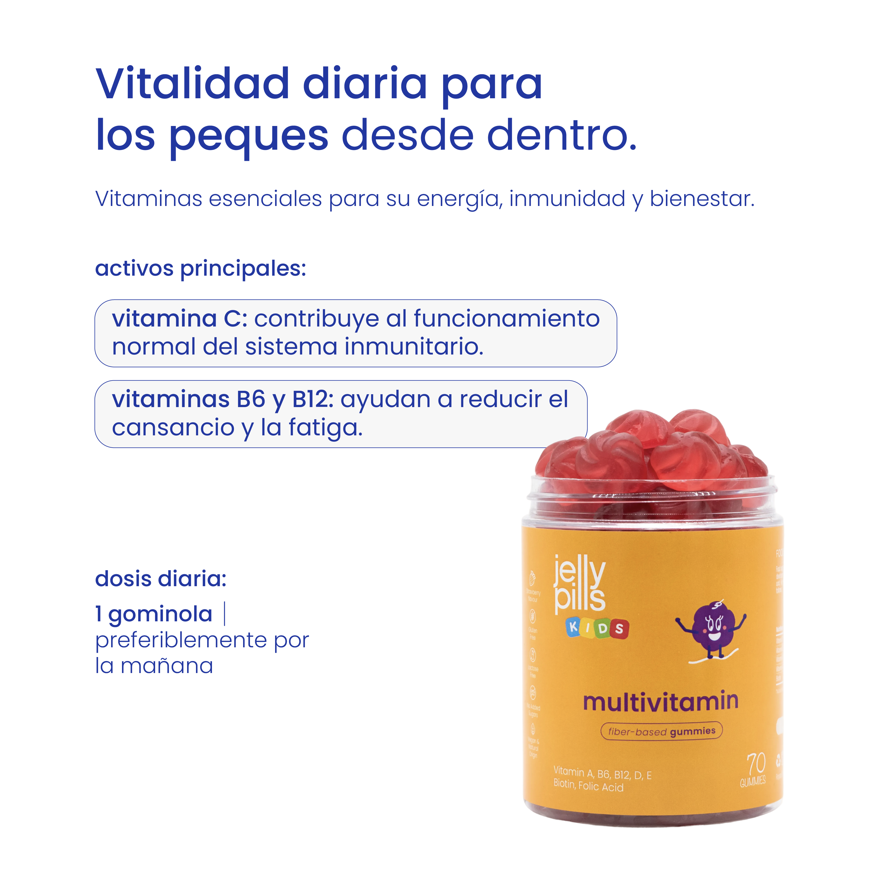 gominolas para energía y crecimiento