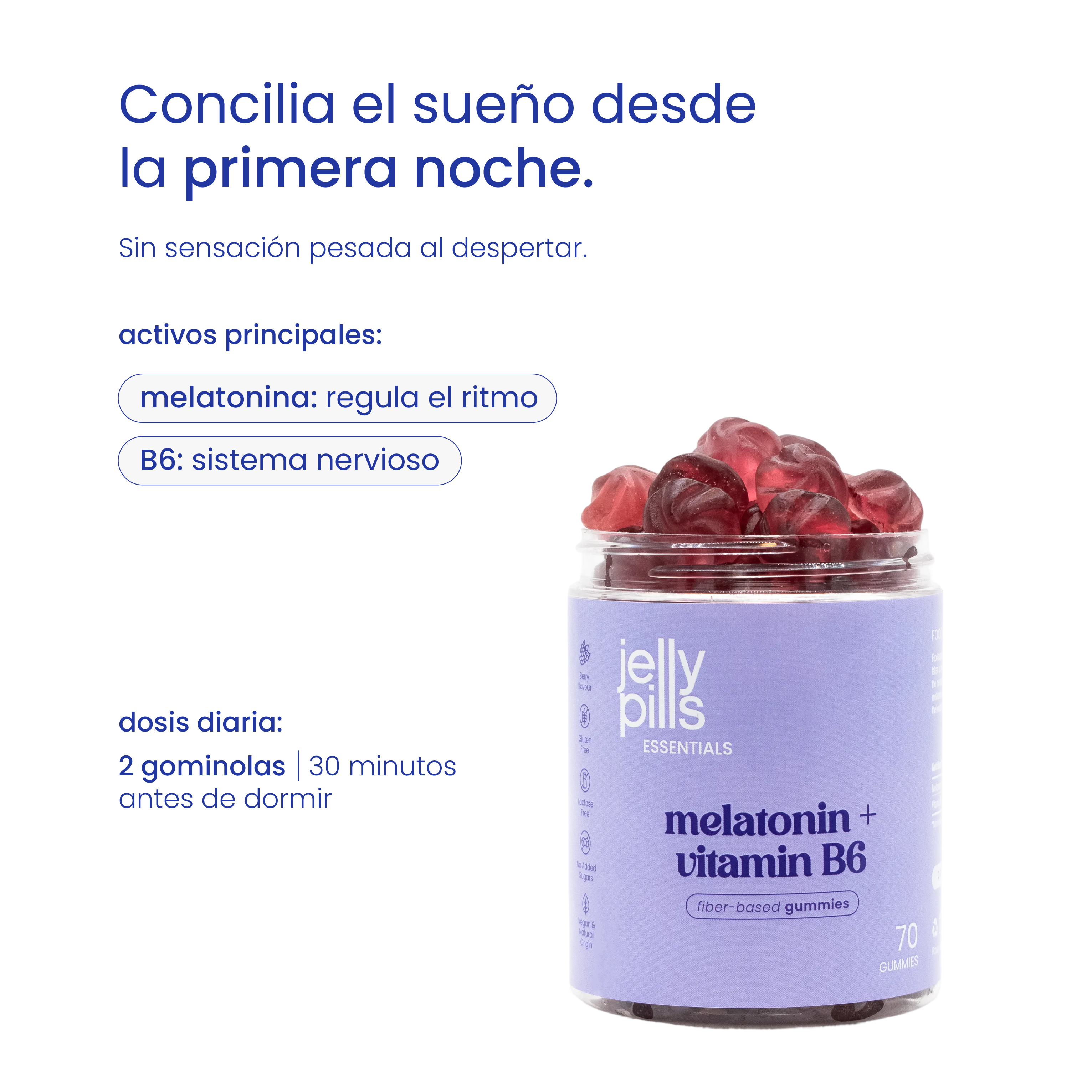 gominolas con melatonina para conciliar el sueño