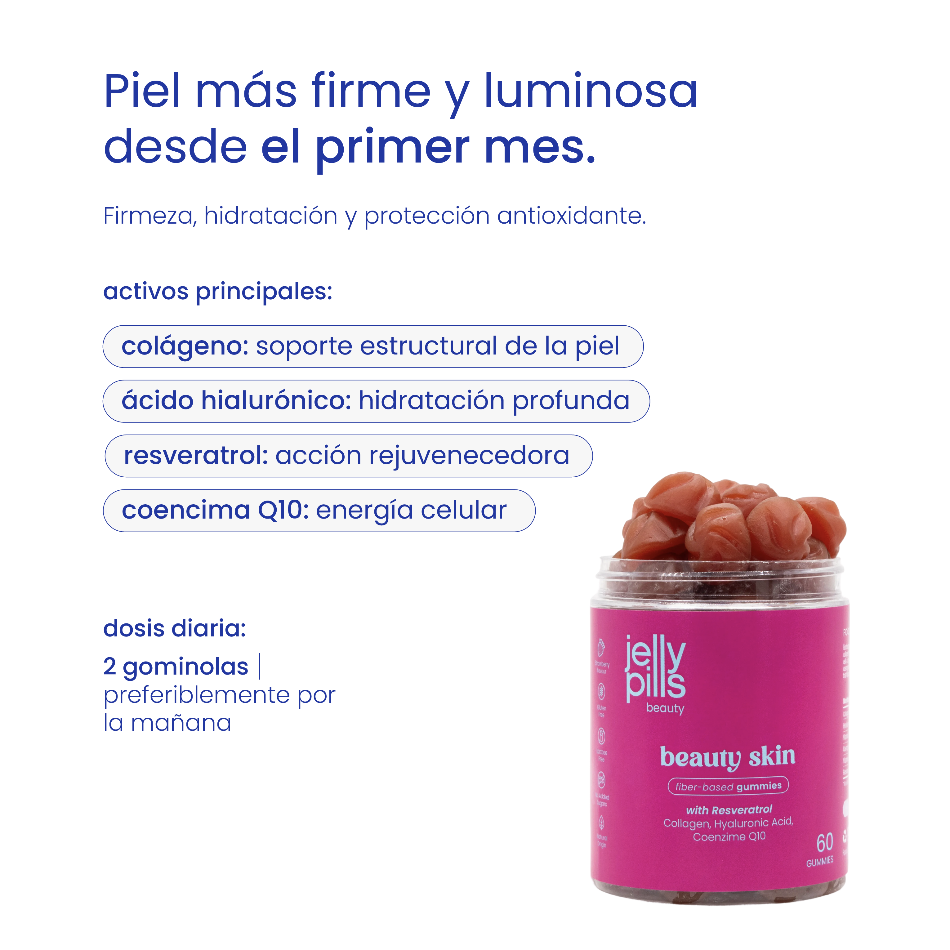 gominolas de colágeno y resveratrol