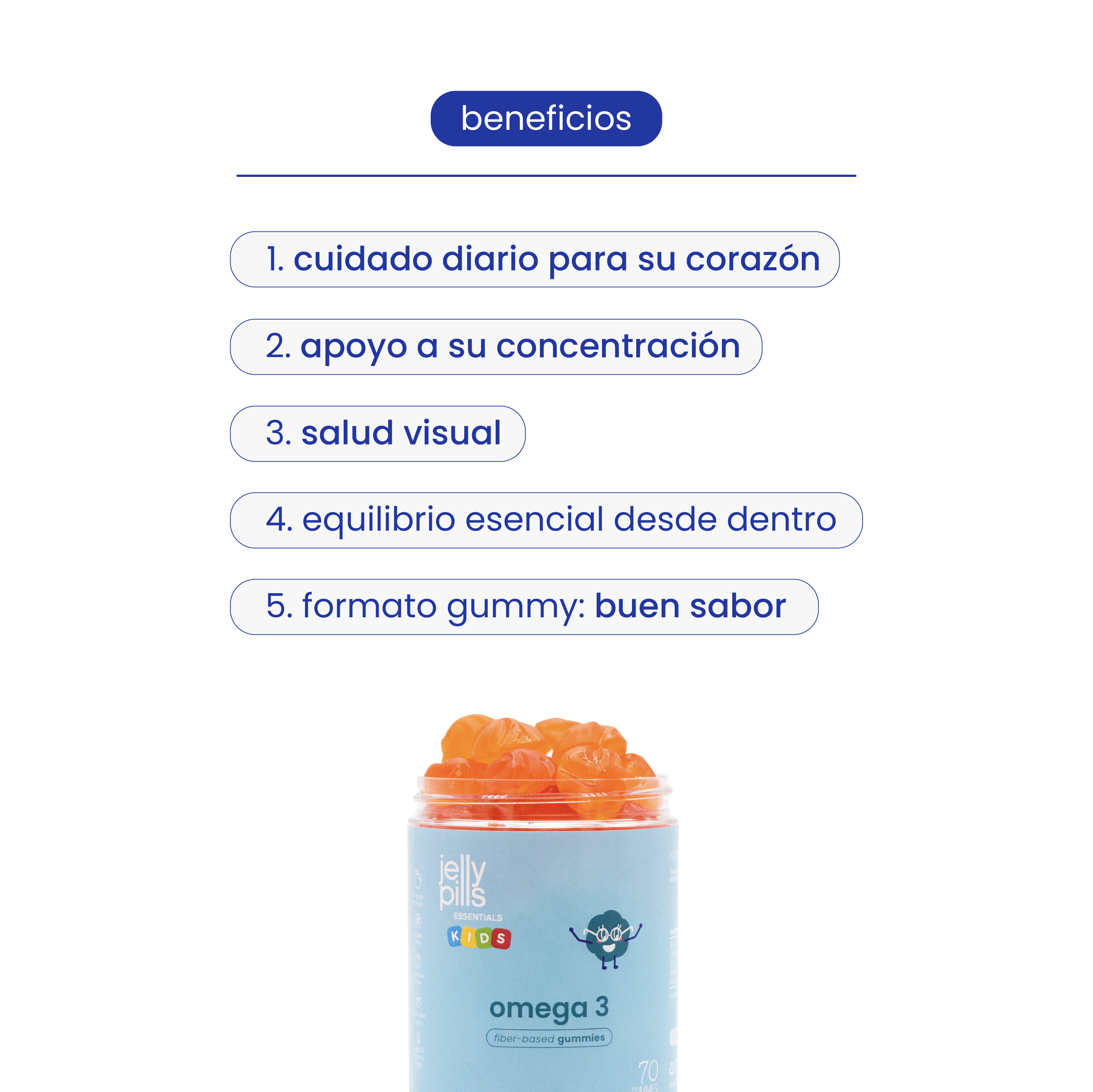 gominolas para su concentración y aprendizaje