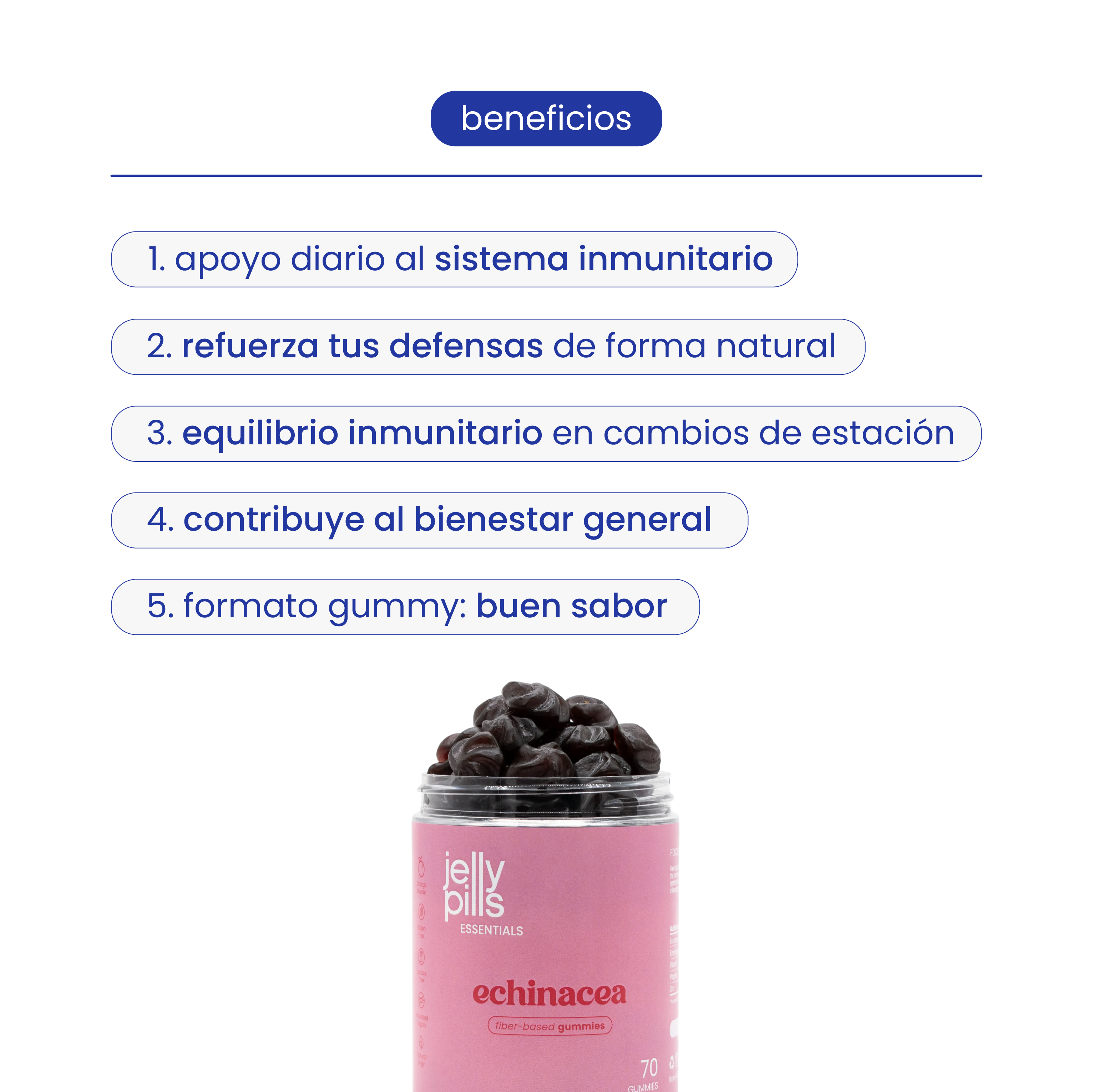 gominolas de equinácea pura