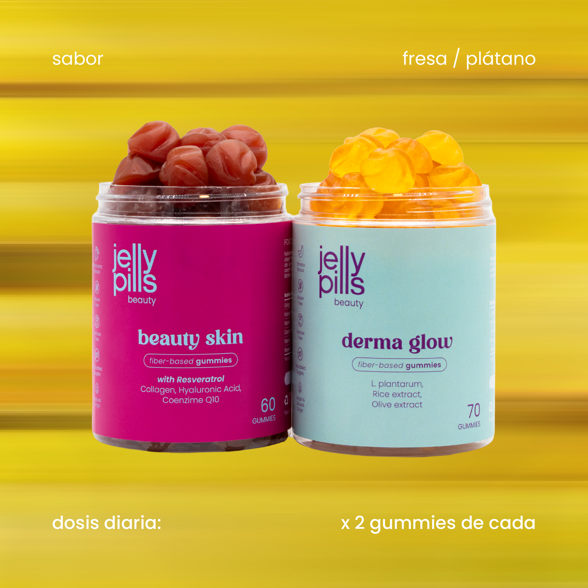 Sabor gominolas para una piel limpia y firme 